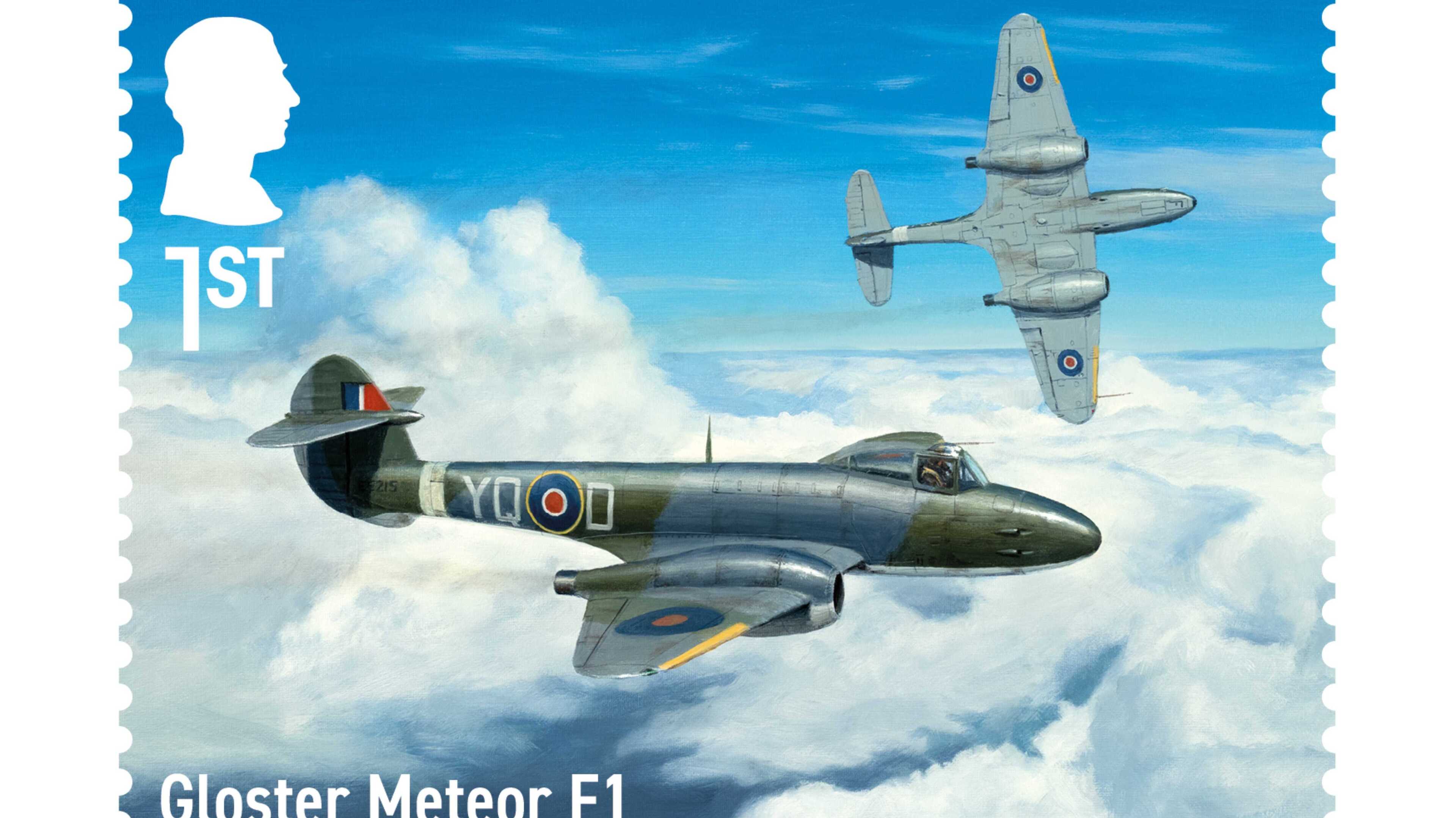 Royal Mail unveils stamps featuring RAF jet aircraft including Meteor and F-35B