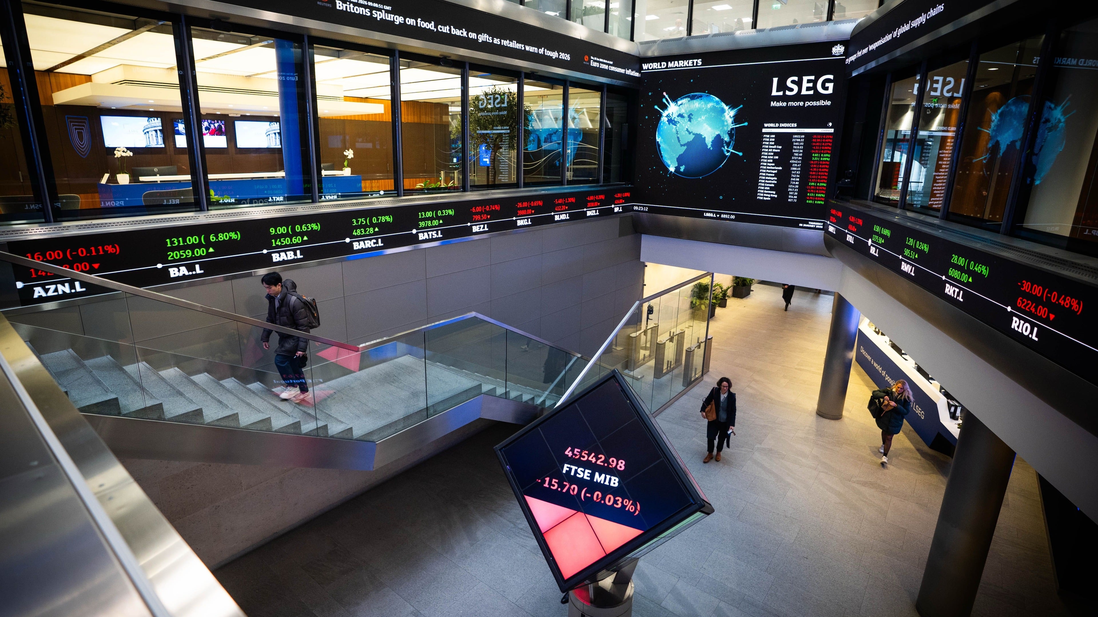 FTSE 100 falls 0.5% as bond worries outweigh lower oil