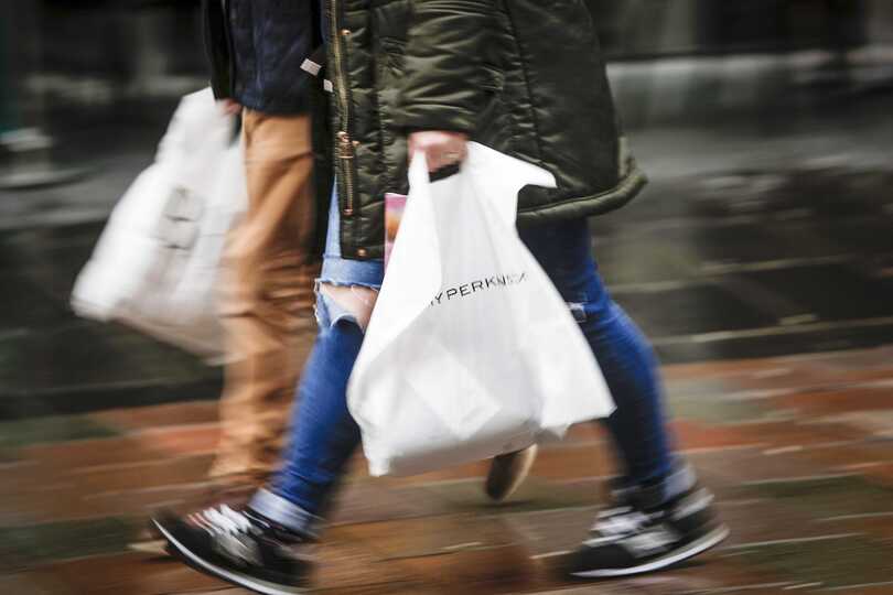 Expectations for personal spending on retail rose amid falling consumer confidence elsewhere (PA)
