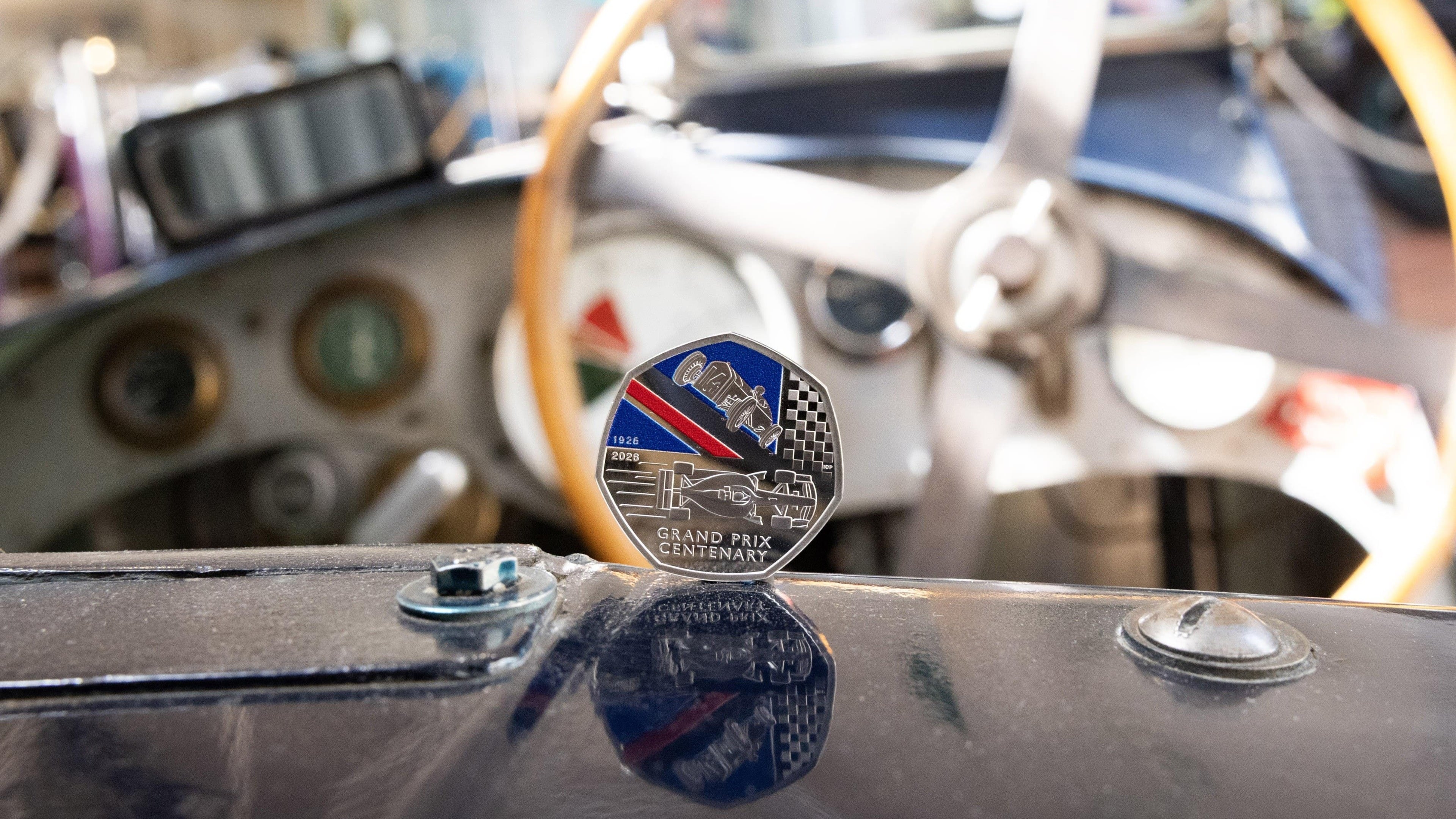 New 50p coin marks 100 years of Britain’s Grand Prix