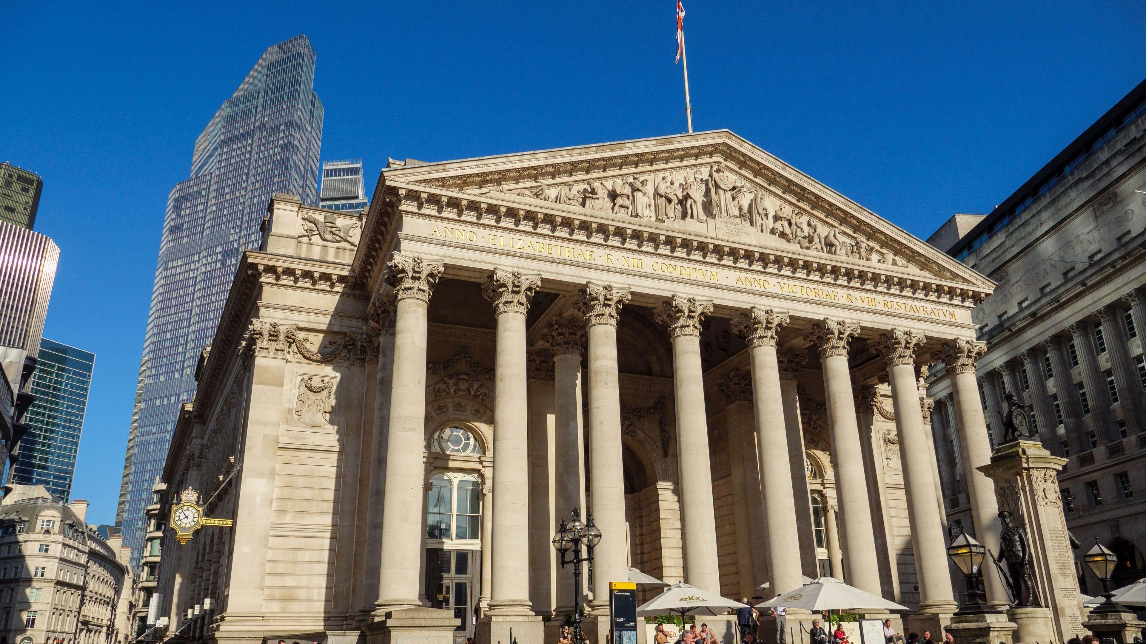 Retail space at London’s historic Royal Exchange put on sale