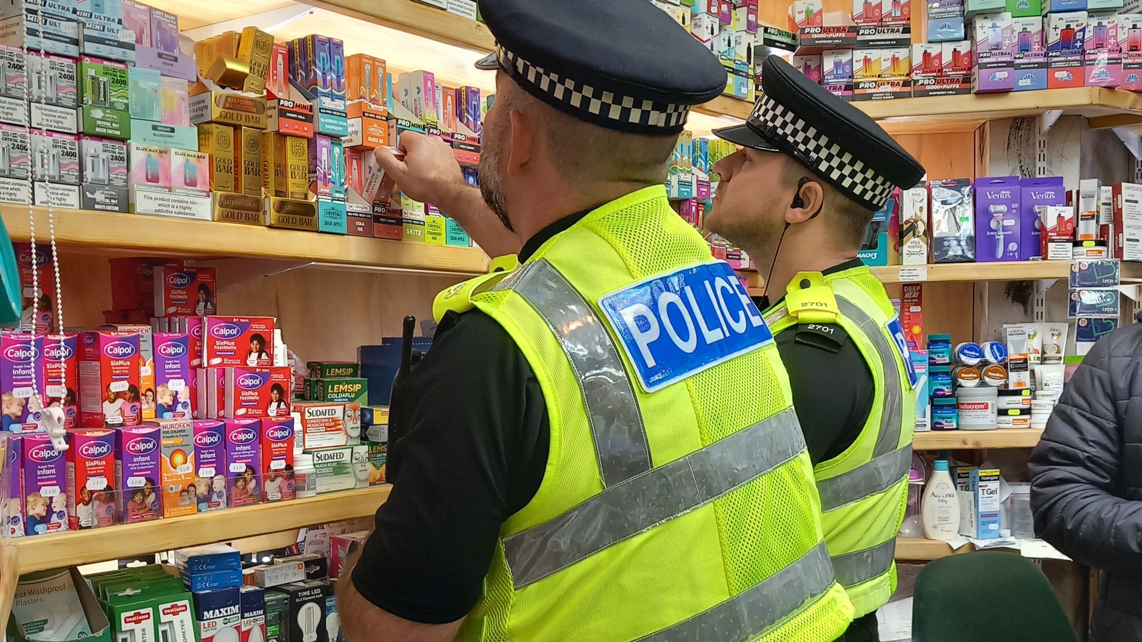 Half of convenience and vape stores in some areas linked to organised crime