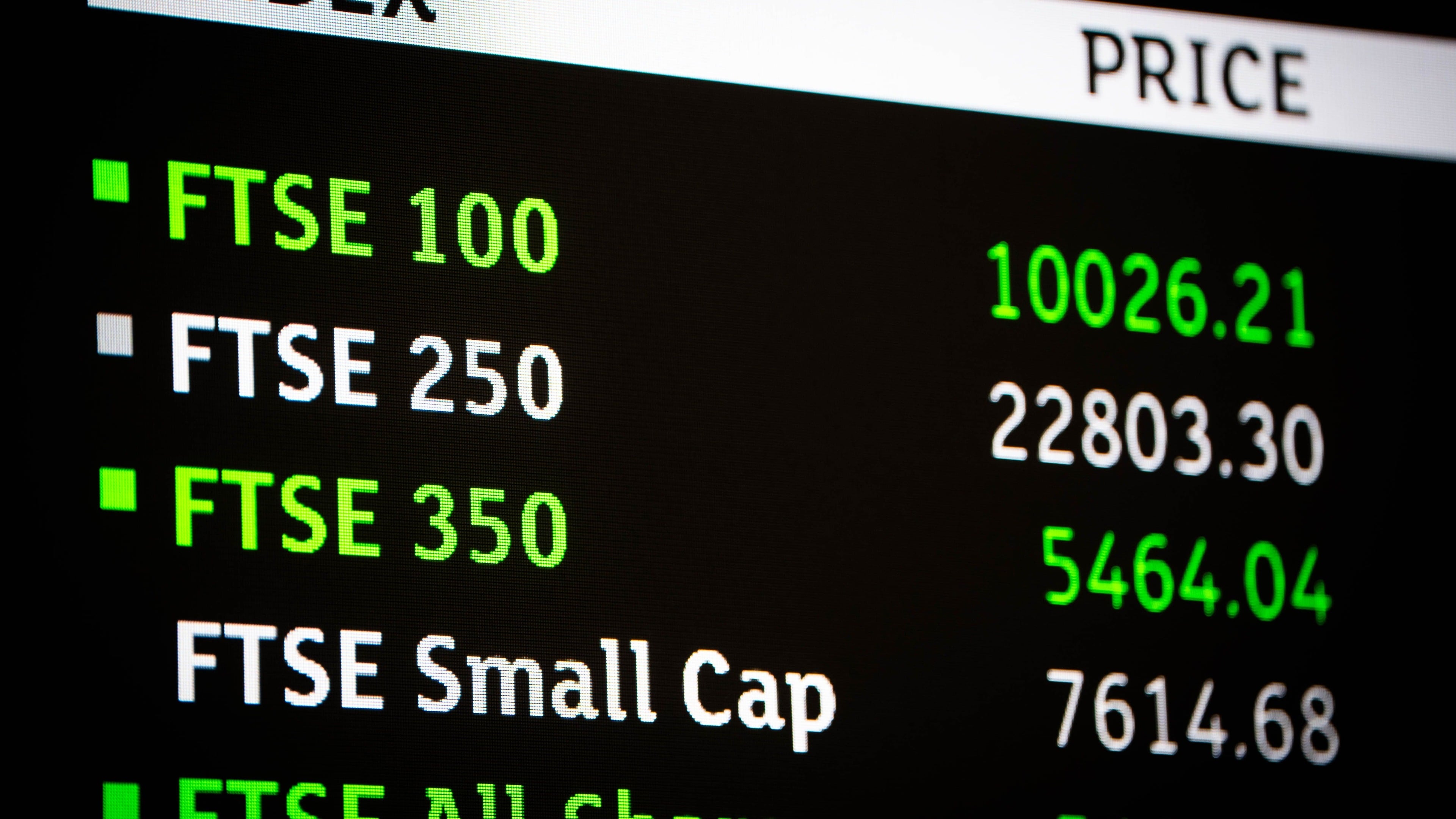 London stocks mixed as FTSE 100 edges up on weaker tech sentiment