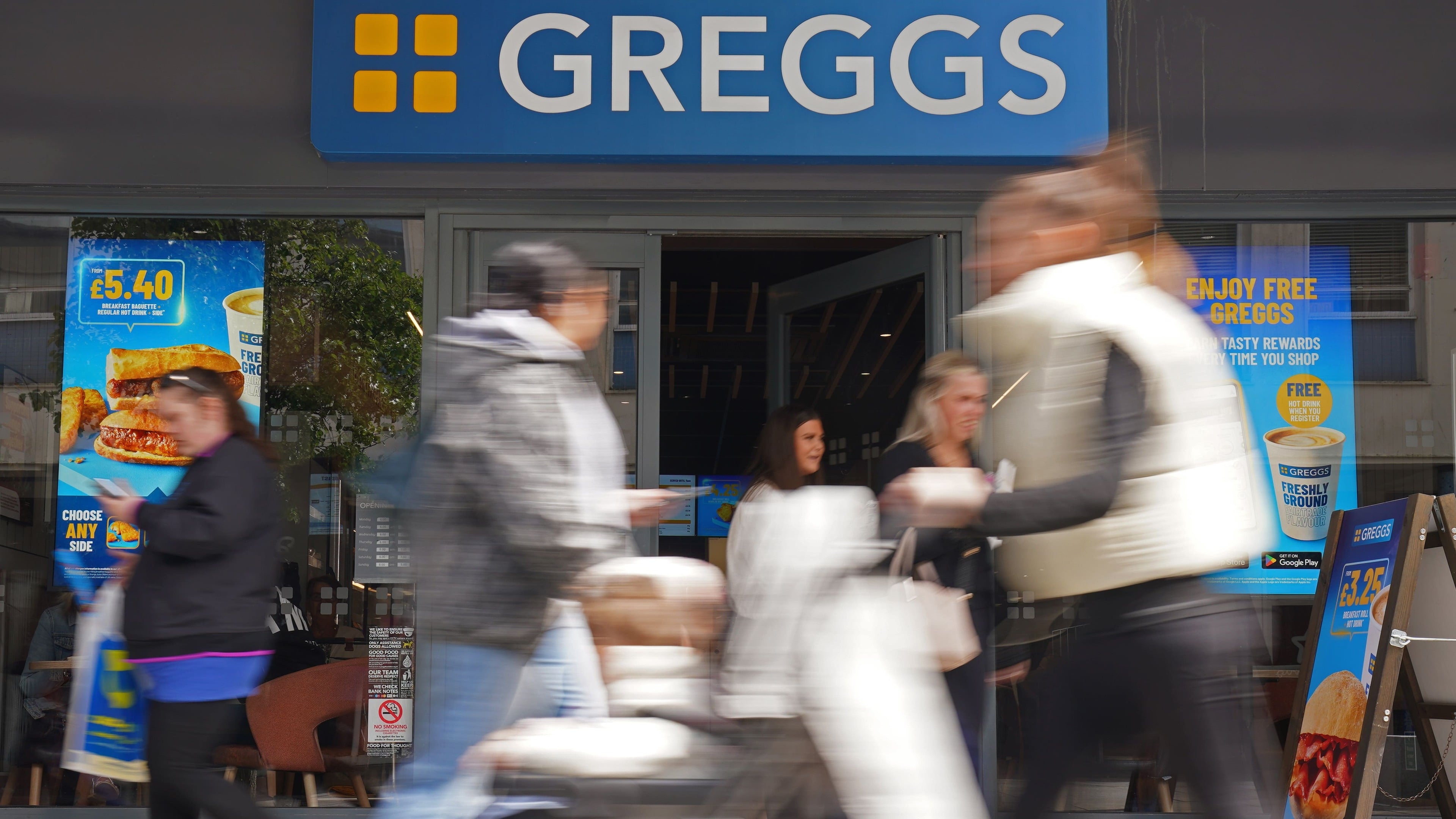 Greggs reports sales boost as salads and iced drinks drive demand in heatwave