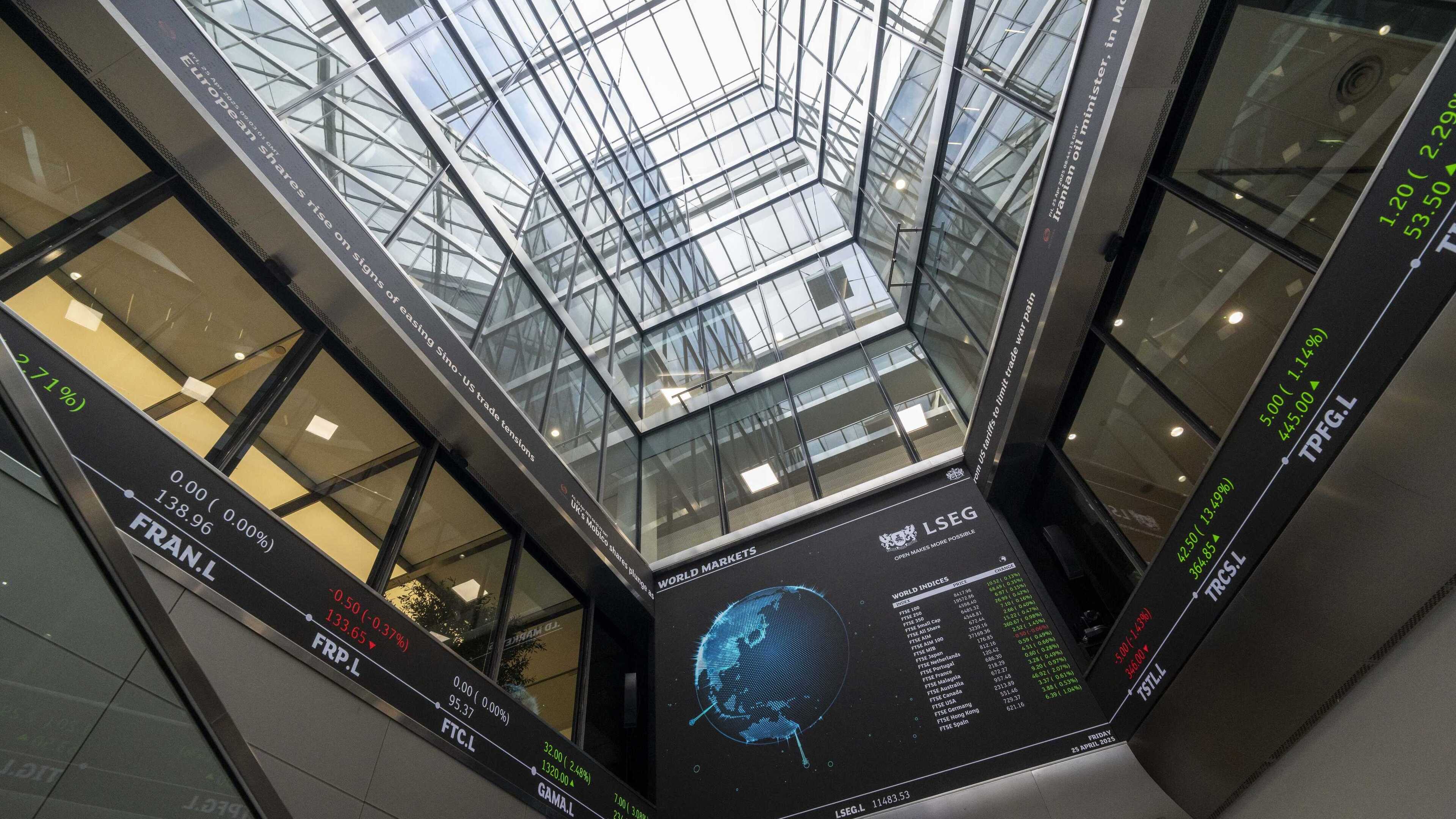 Stocks soar and oil sinks on fresh peace deal hope