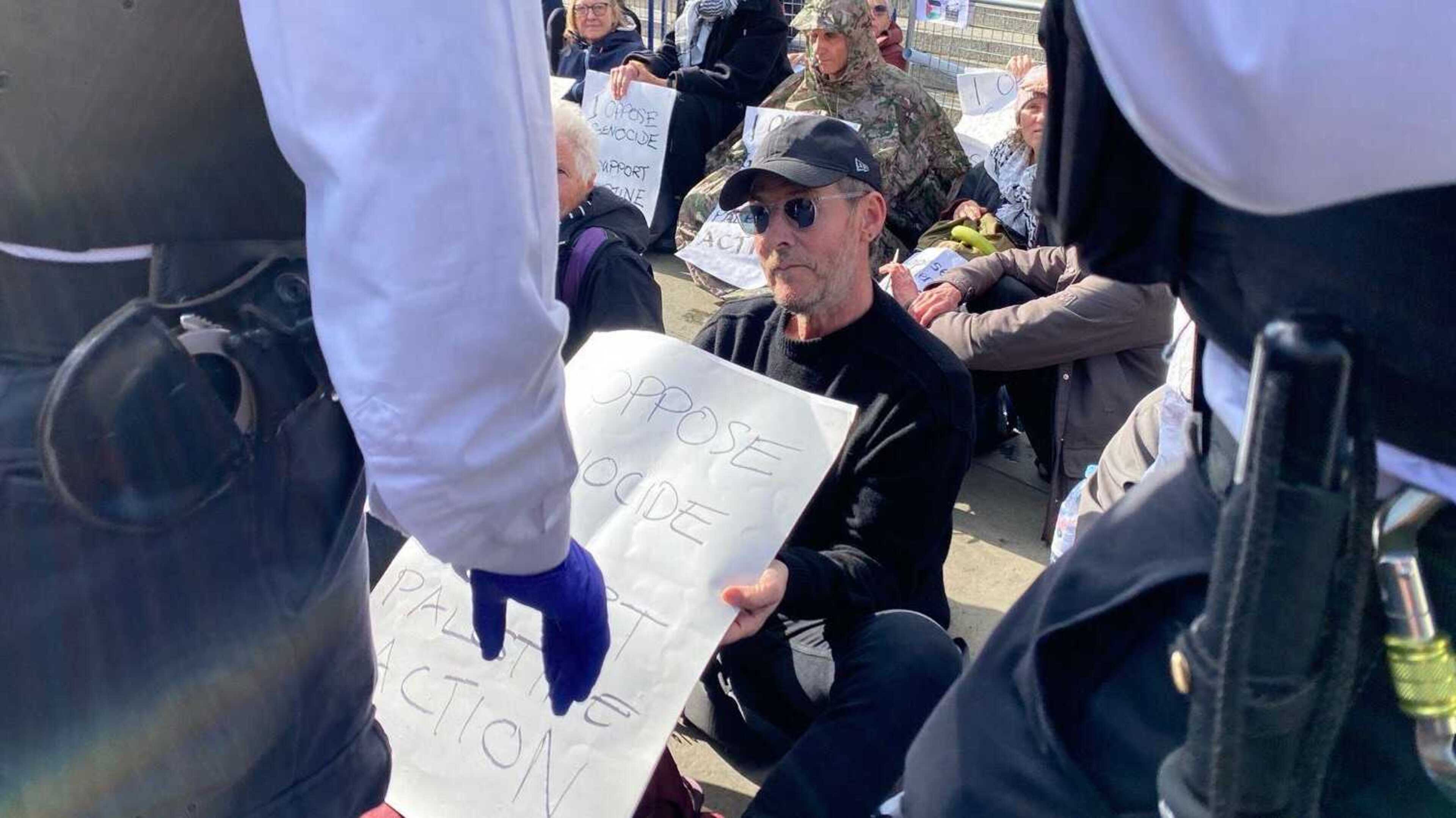 Massive Attack musician Robert Del Naja arrested at Palestine Action protest