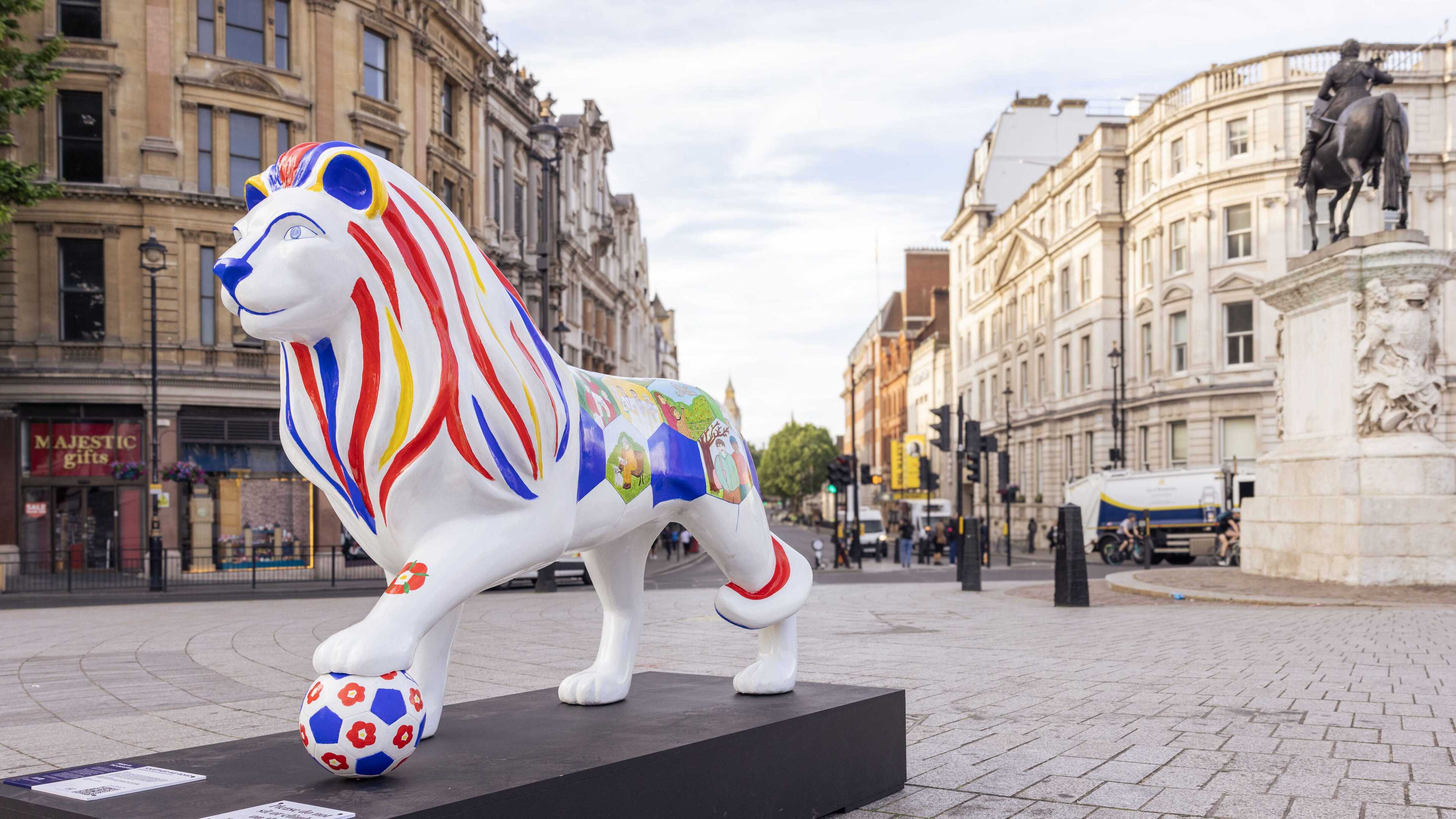 Lion-themed public art trail brings World Cup fever to England fans