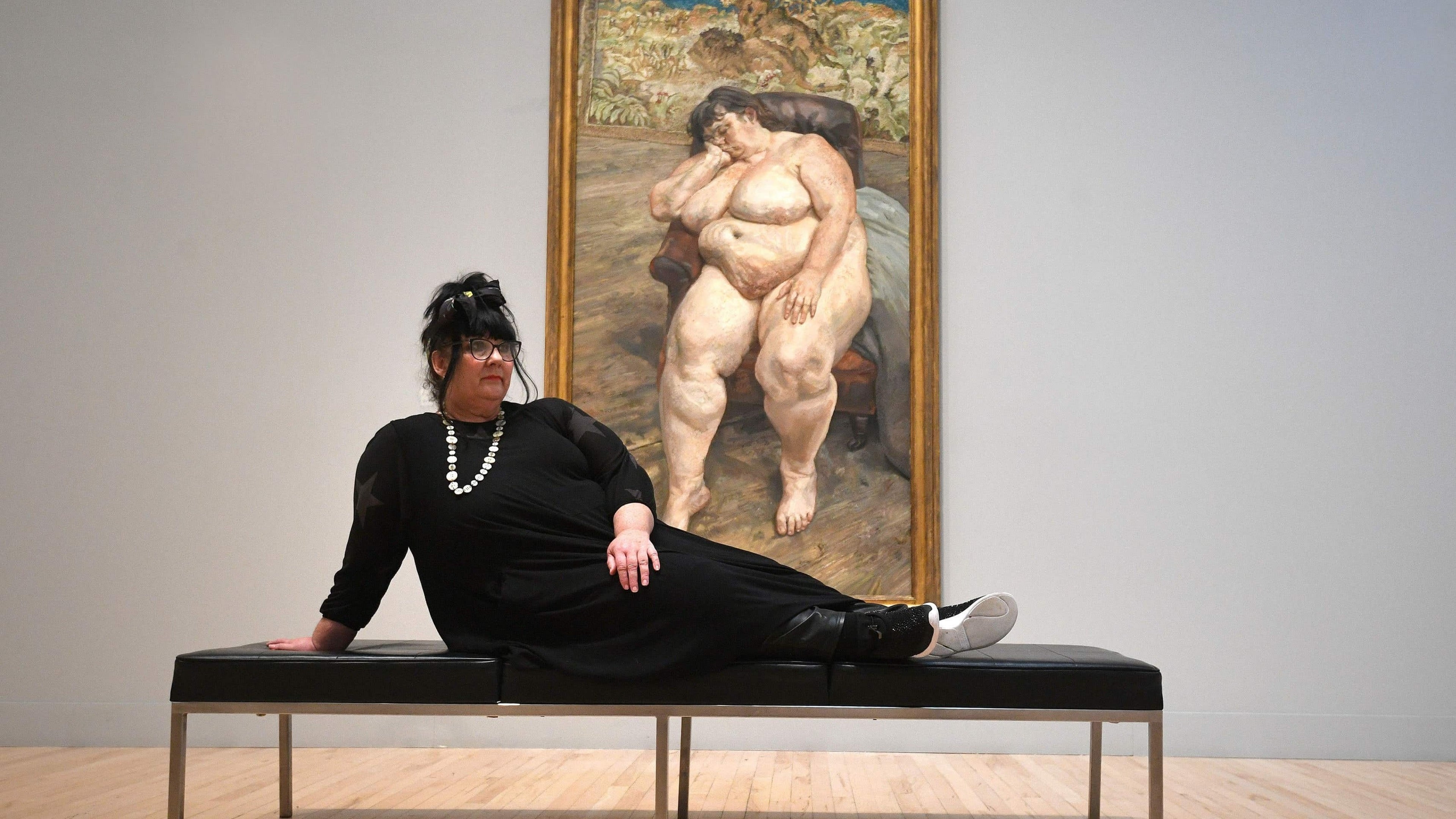 ‘Big girls can do well’ Lucian Freud subject says as portrait could fetch £35m