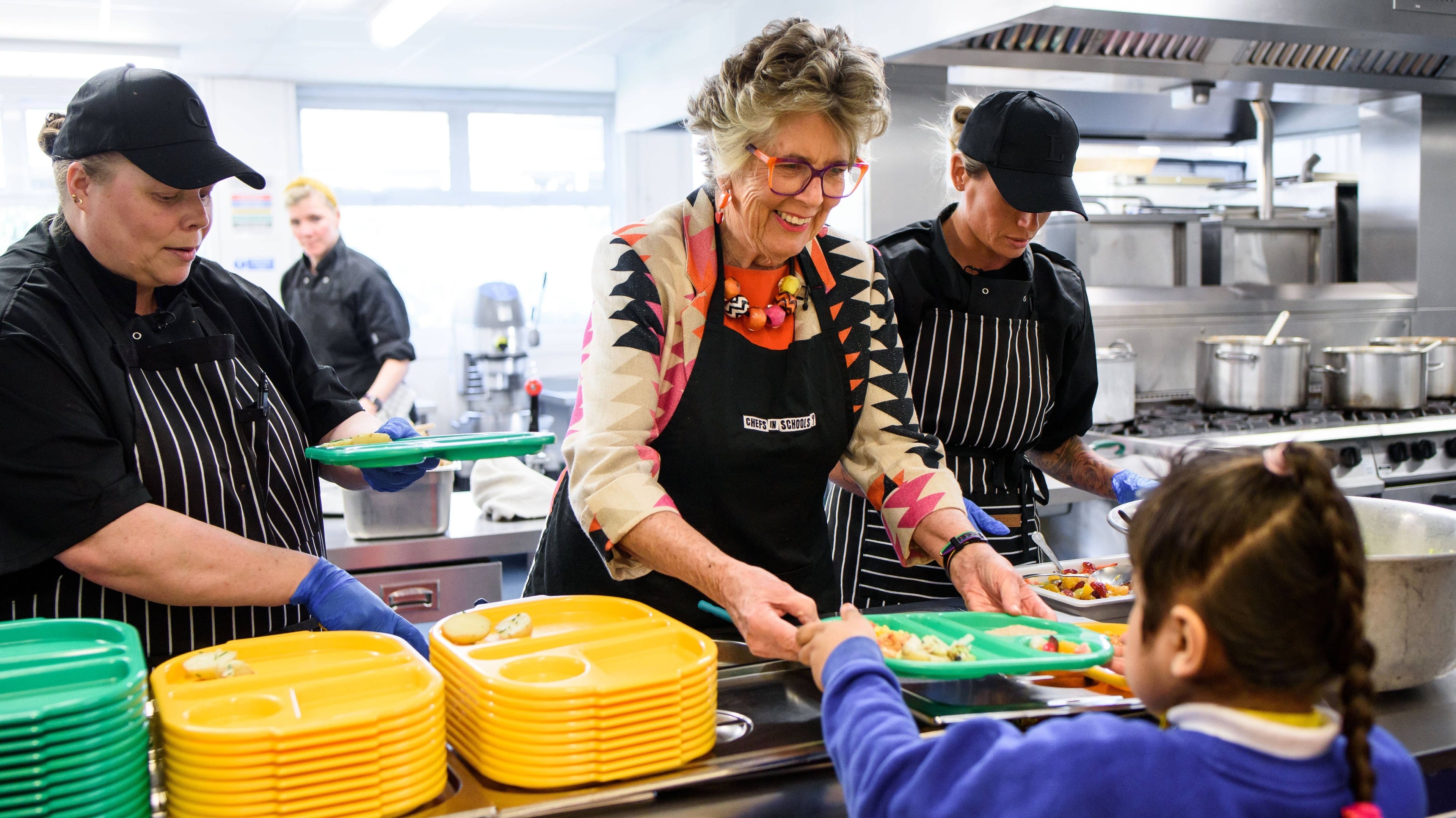 Prue Leith backs school-meal overhaul and proposes banning lunchboxes