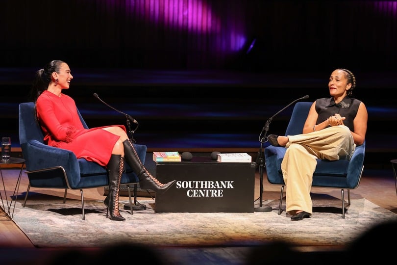Dua Lipa interviewed Zadie Smith at the Southbank Centre (Pete Woodhead/Southbank Centre) (PA)