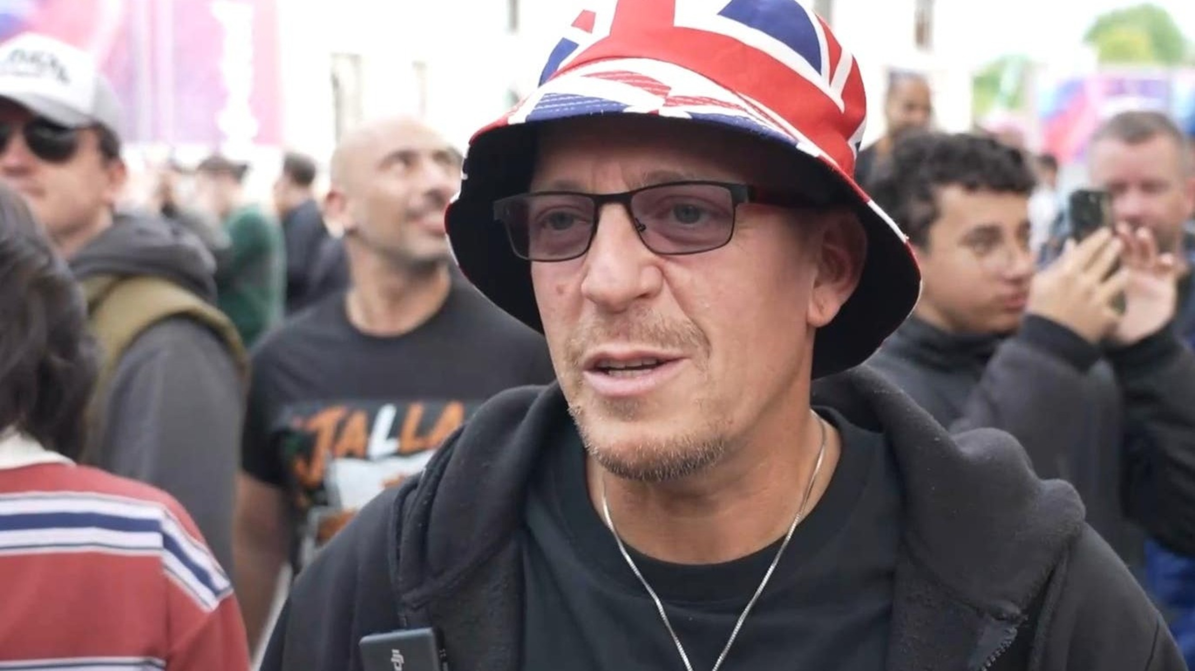 ‘We’re desperate for points’: UK Eurovision fans flock to Vienna for semi-final
