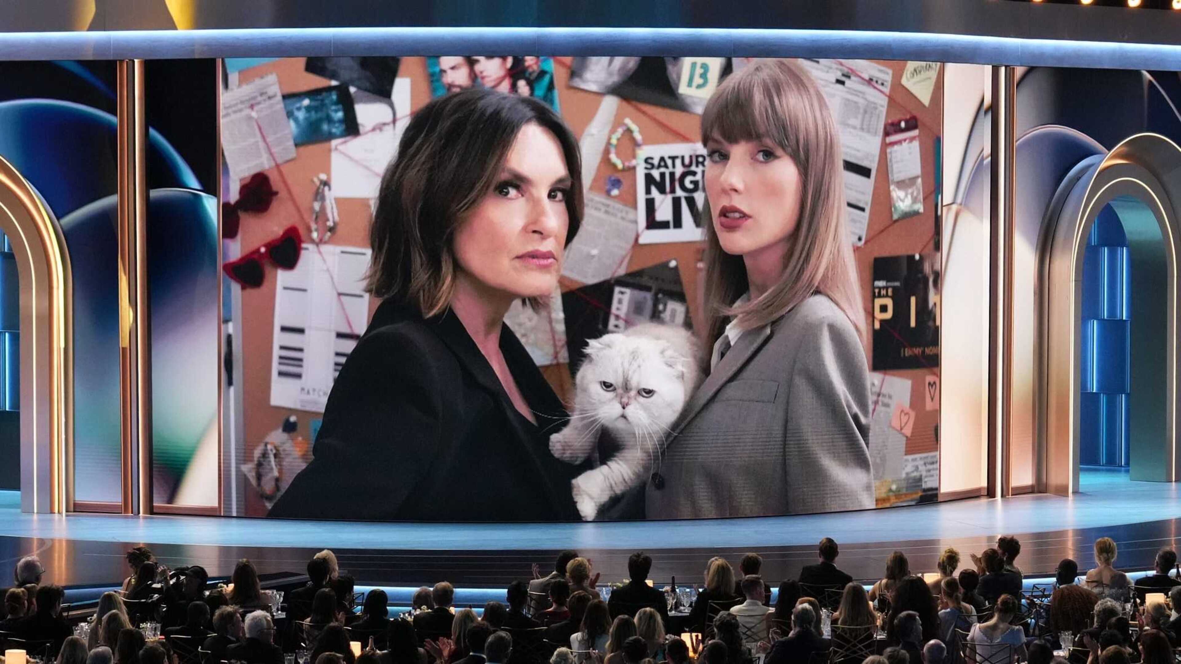 Taylor Swift leaves cryptic clues in surprise Emmys sketch