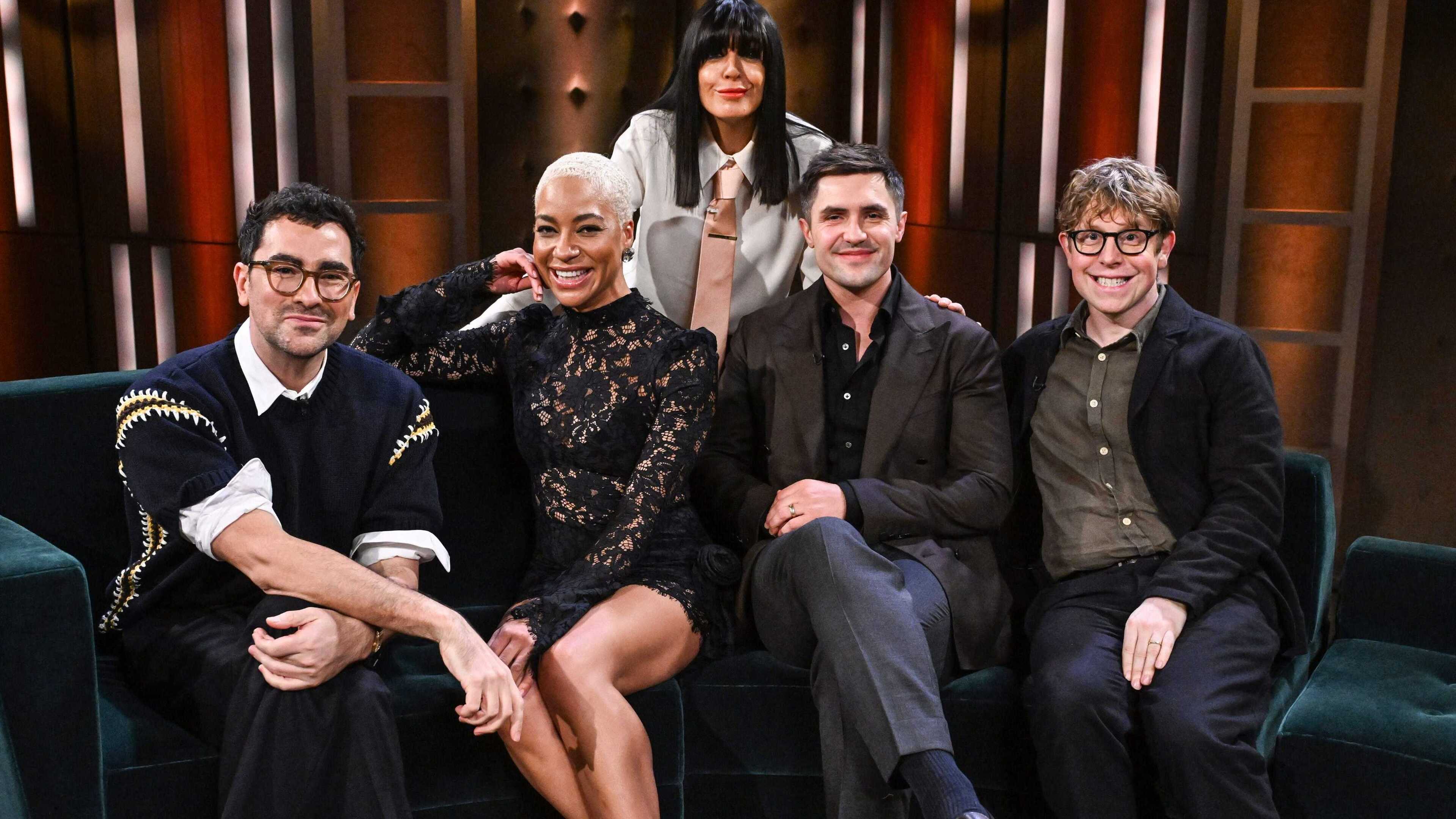 Dan Levy ‘so stressed out’ filming last Schitt’s Creek series he had neck brace
