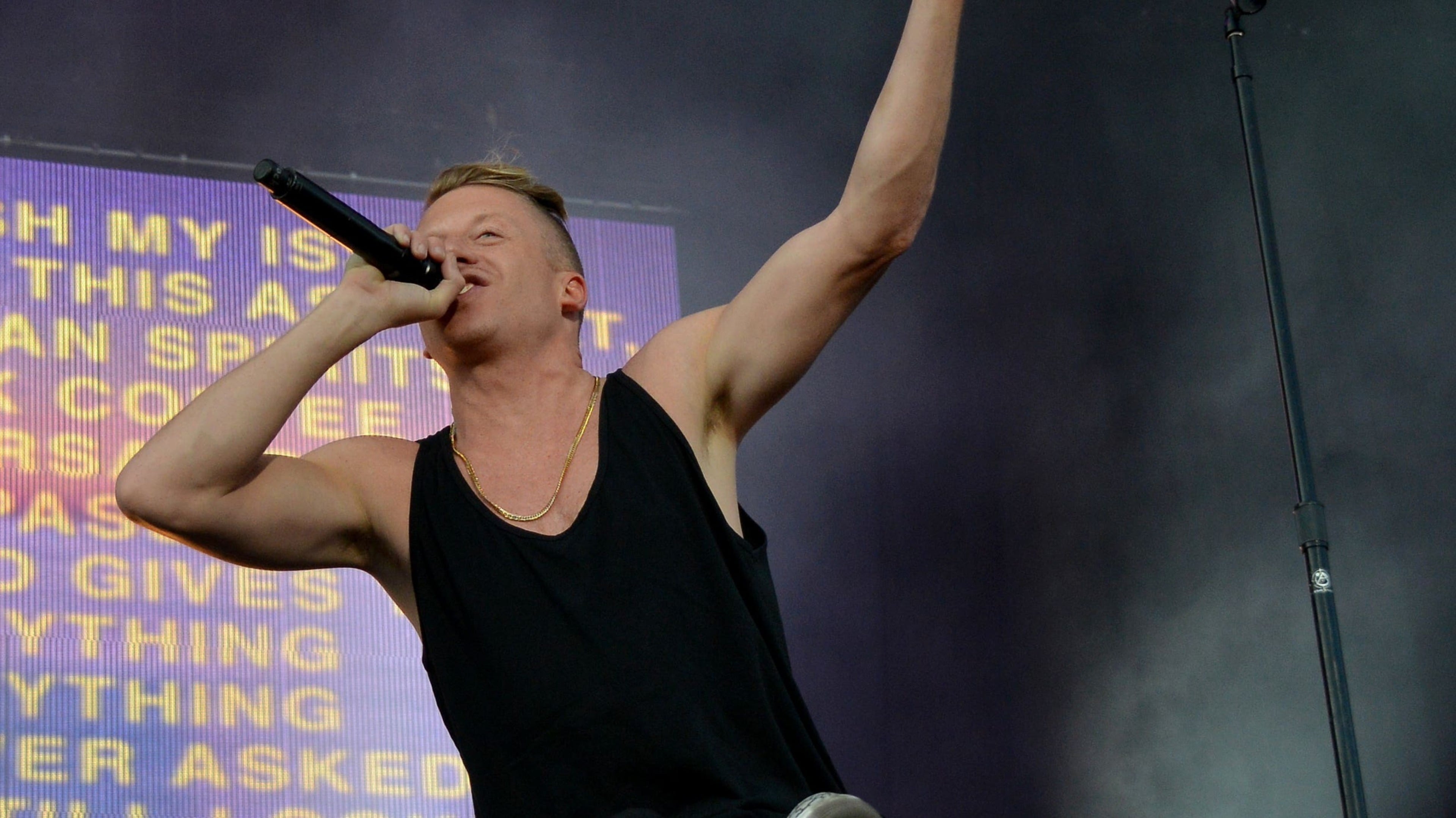 Macklemore says he has been removed from tour with Ed Sheeran after Gaza comment