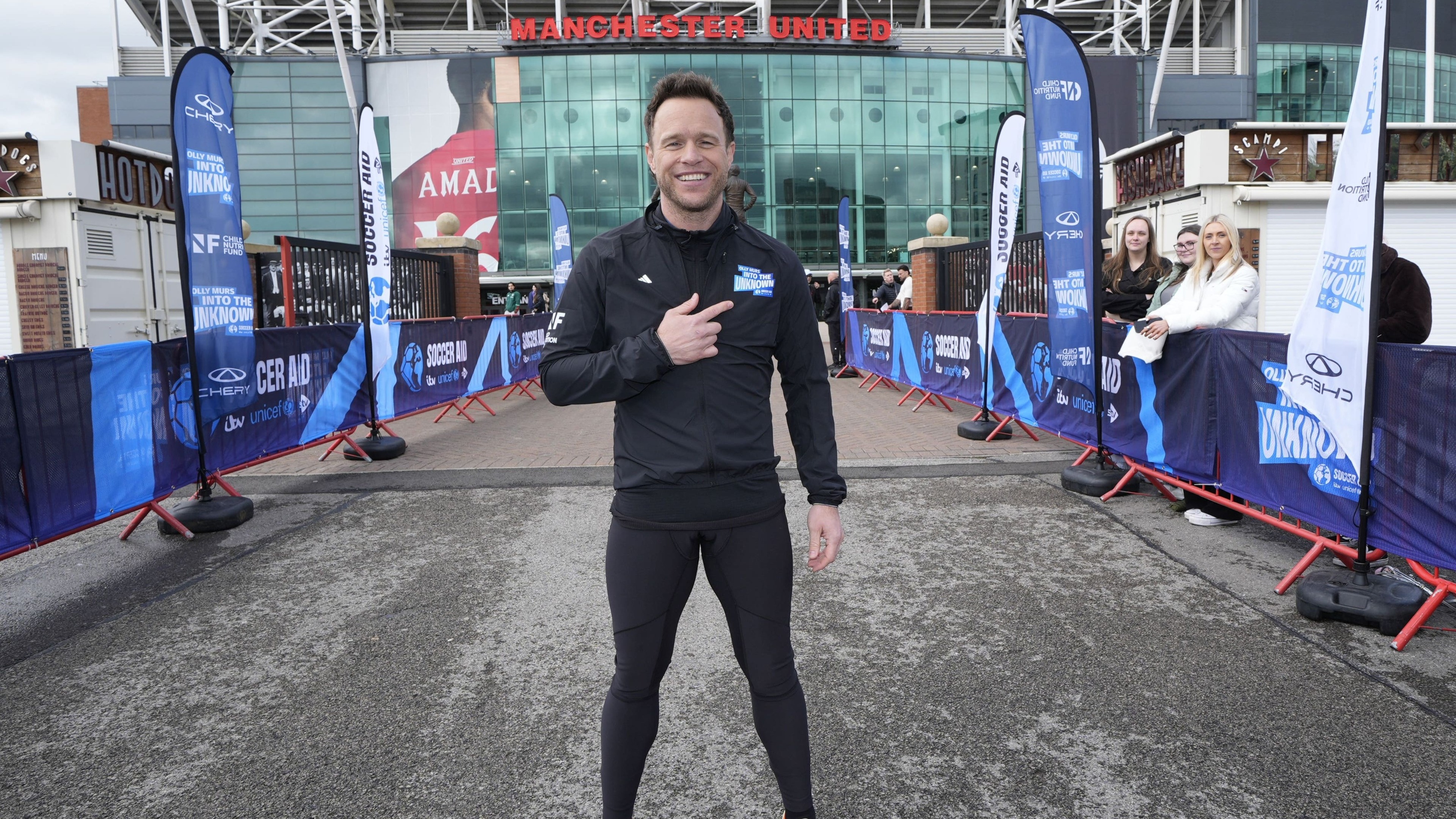 Olly Murs puts on ‘brave face’ after gruelling third day of Soccer Aid challenge