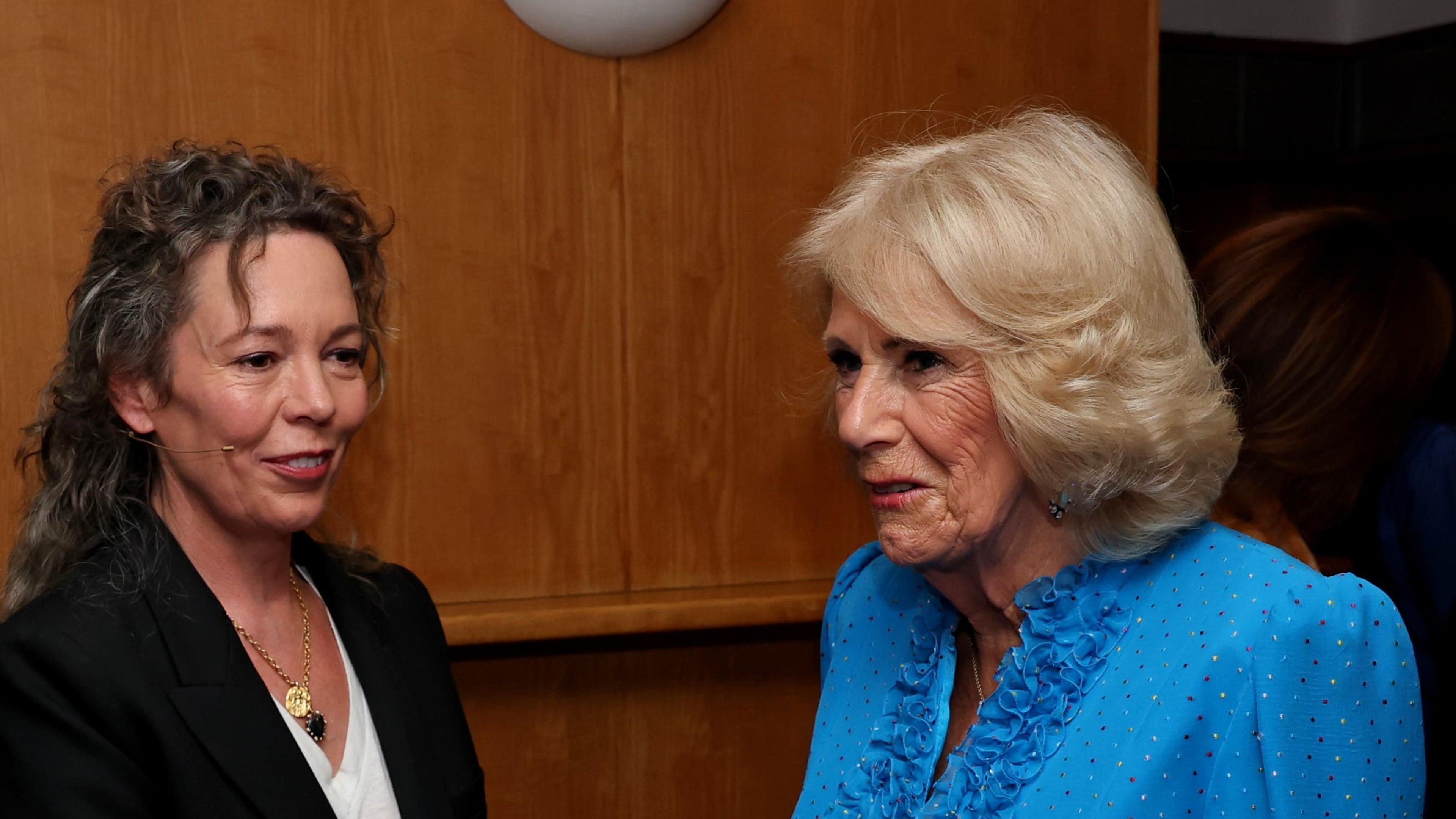 Olivia Colman congratulates the Queen in a surprise reading letter at star event