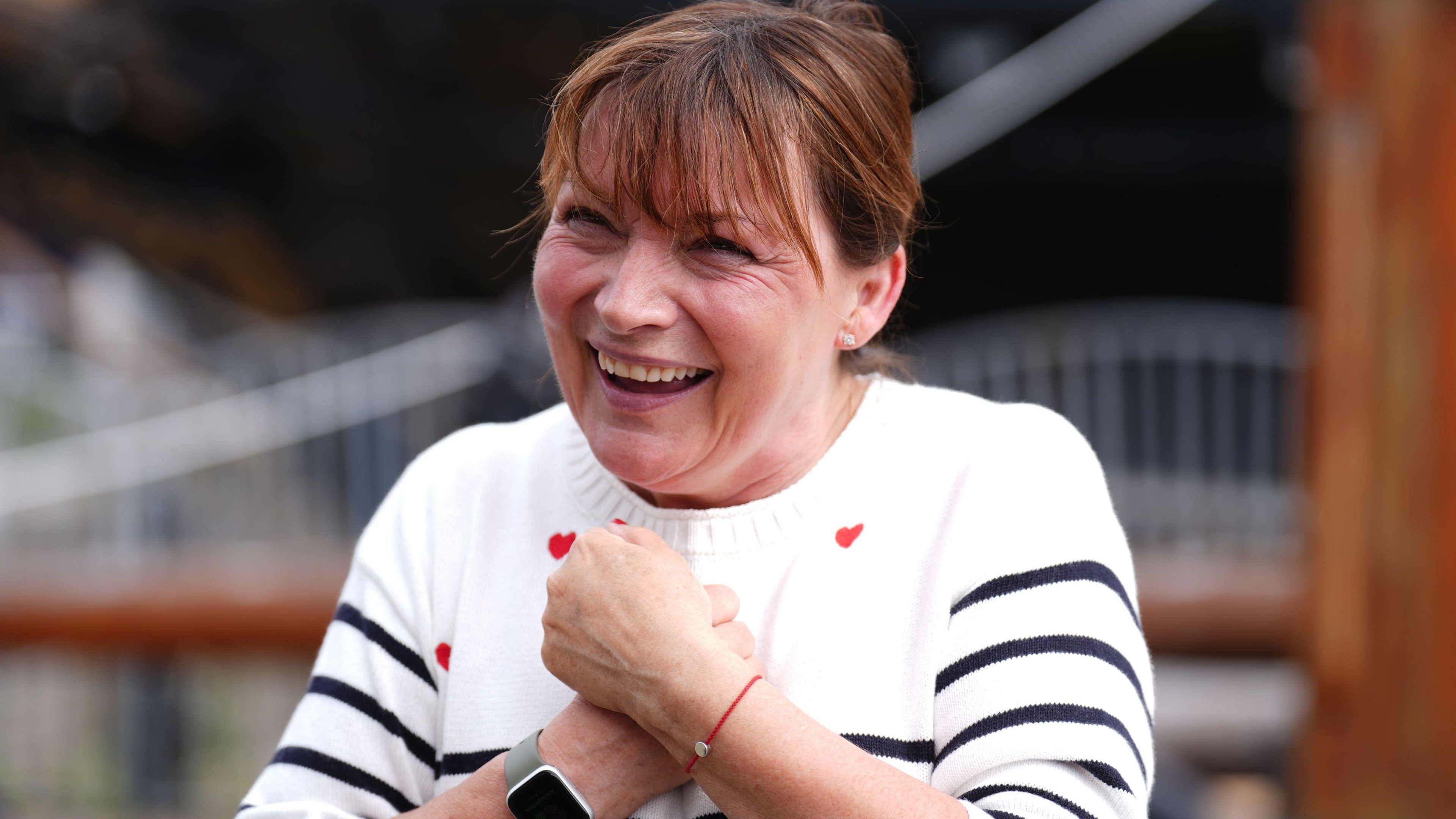 Lorraine Kelly tells of anxiety and ‘dark time’ after birth of daughter