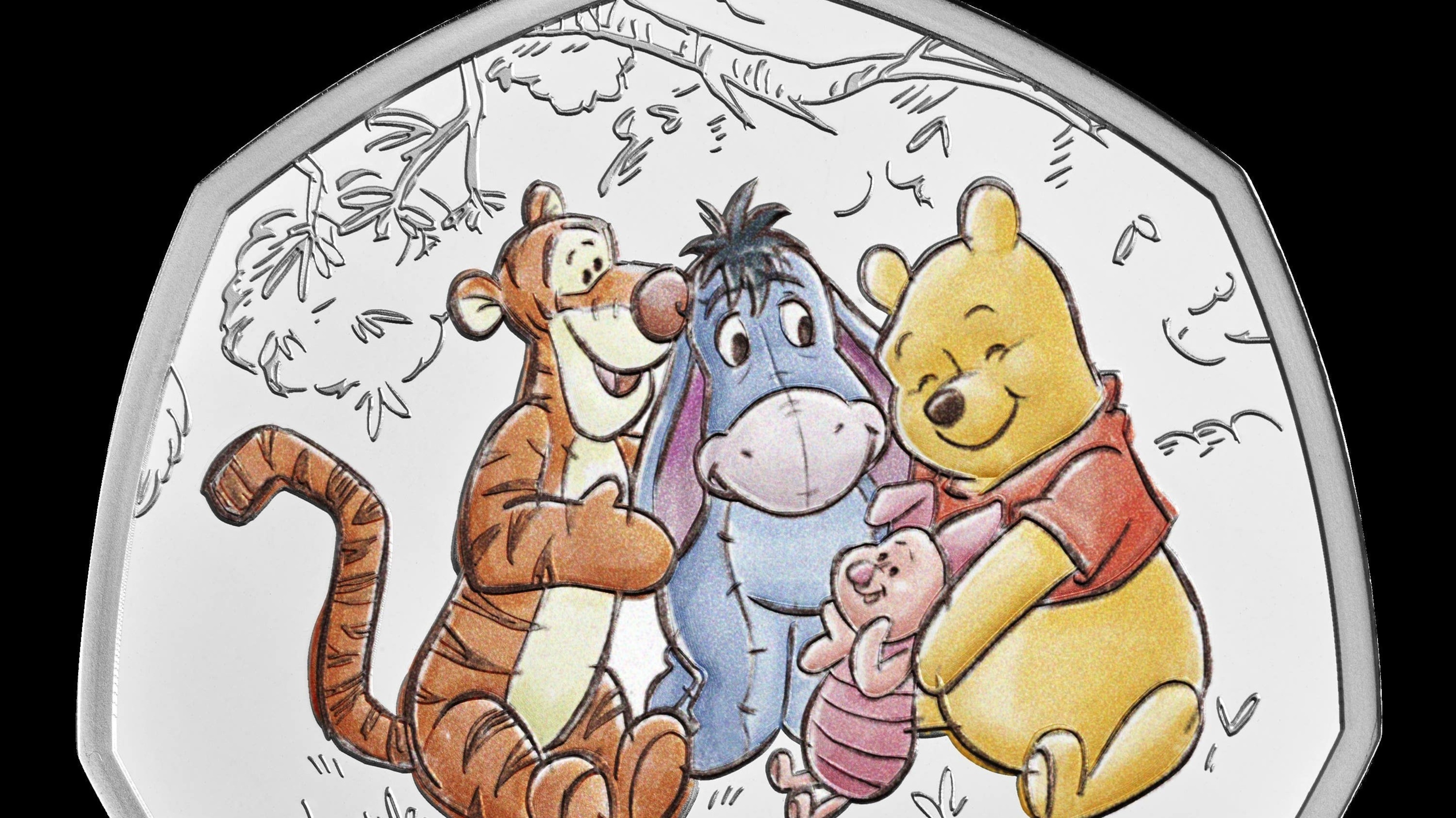 Royal Mint unveils new 50p coin featuring Winnie-the-Pooh characters