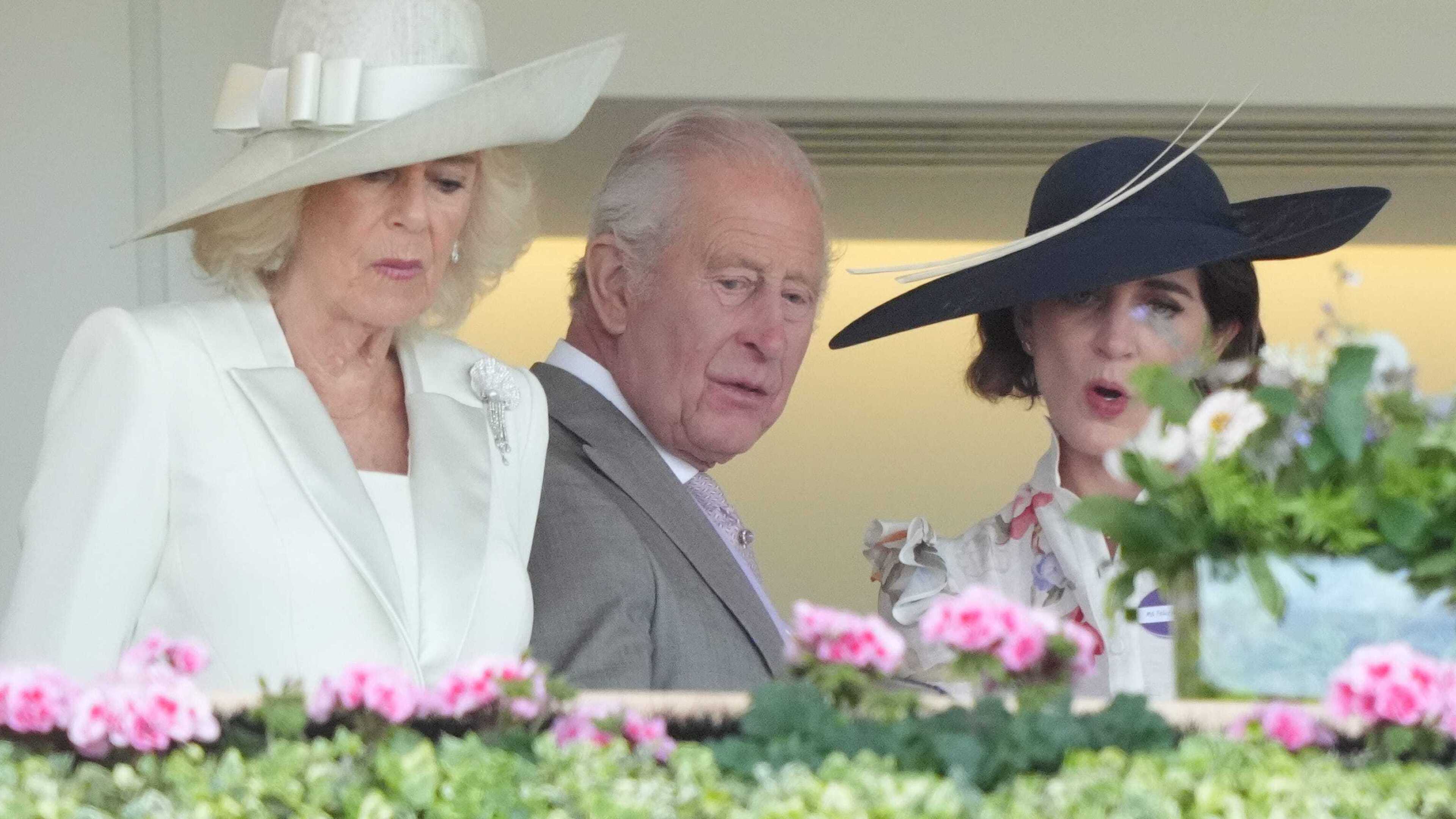 Camilla attends Ascot and shares royal box with Stanley Tucci