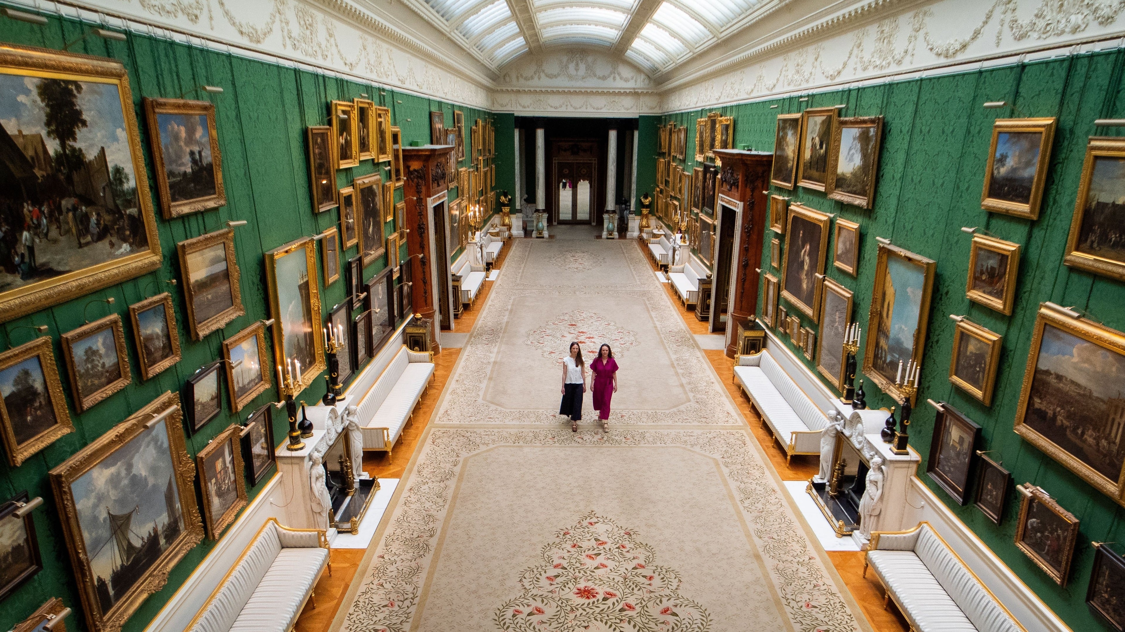 Buckingham Palace Picture Gallery reopens after major revamp with new displays and colours