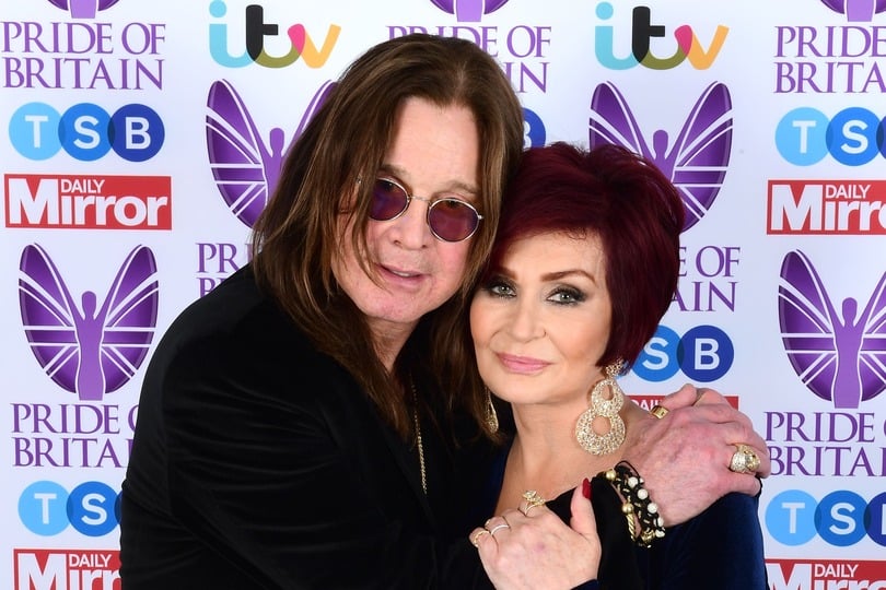 Sharon and Ozzy Osbourne in 2017 (PA)