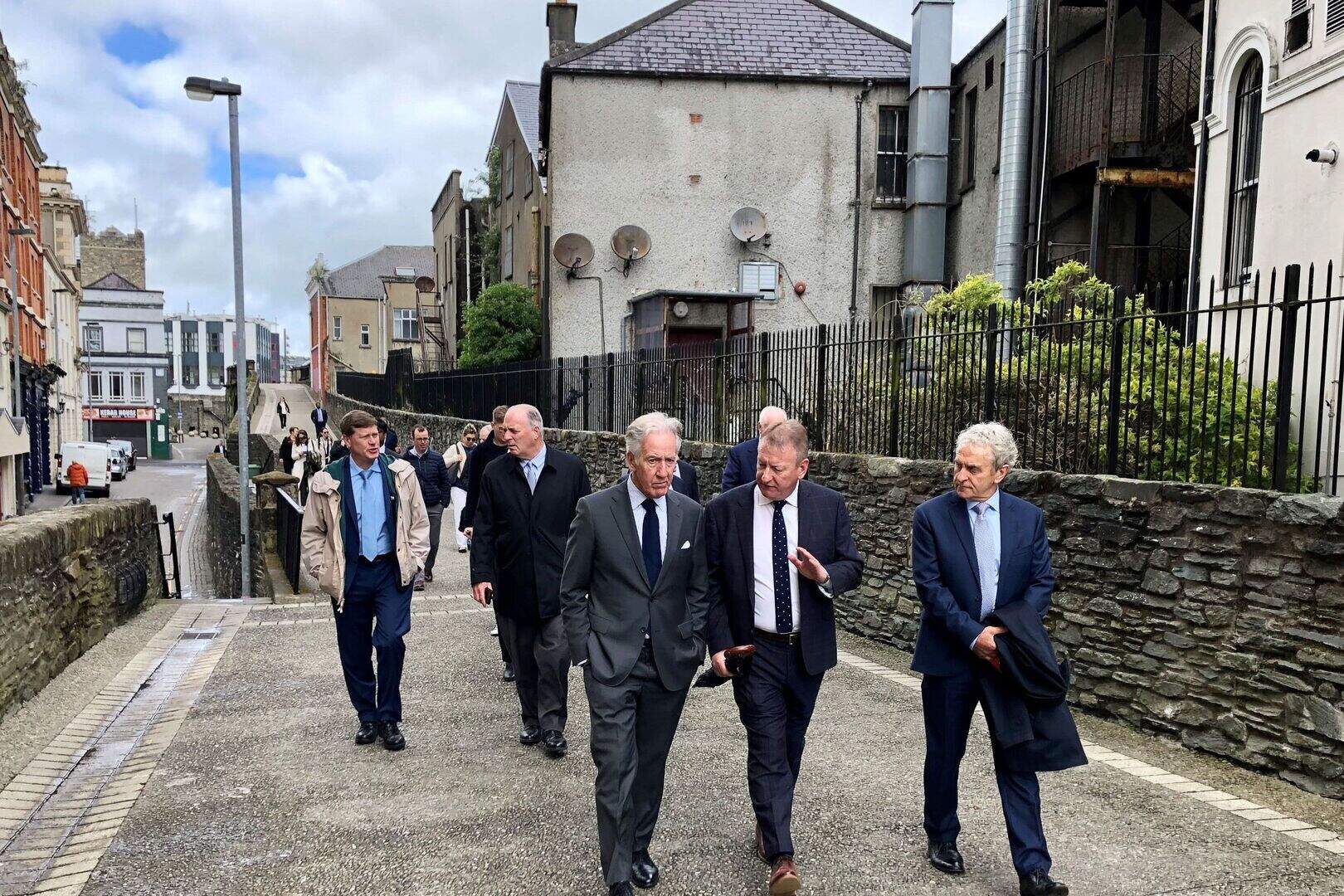 Brandon Lewis and US delegation discuss protocol dispute | Belfast ...