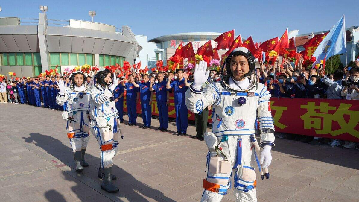 China launches mission to finish work on its orbiting space station ...