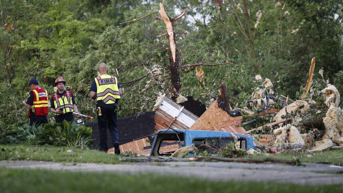 Tornadoes leave trail of destruction across Ohio and Indiana | Belfast ...