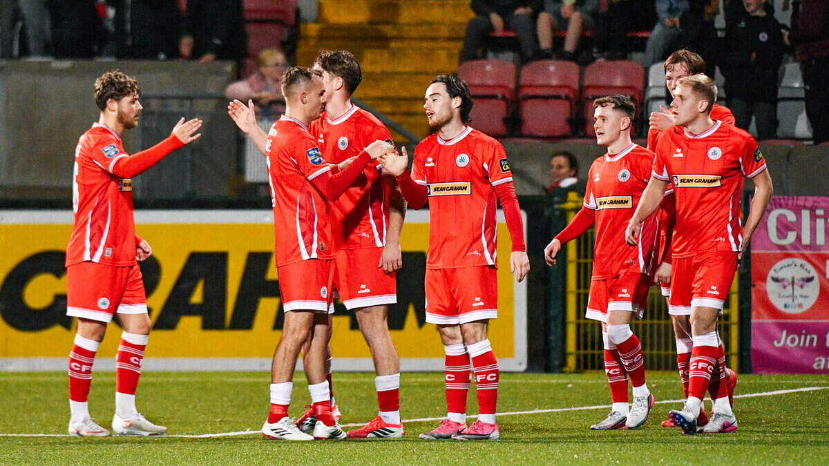 ‘We showed a united front’: Ben Quinn’s goal ends Cliftonville’s losing streak as Glentoran bow out of County Antrim Shield