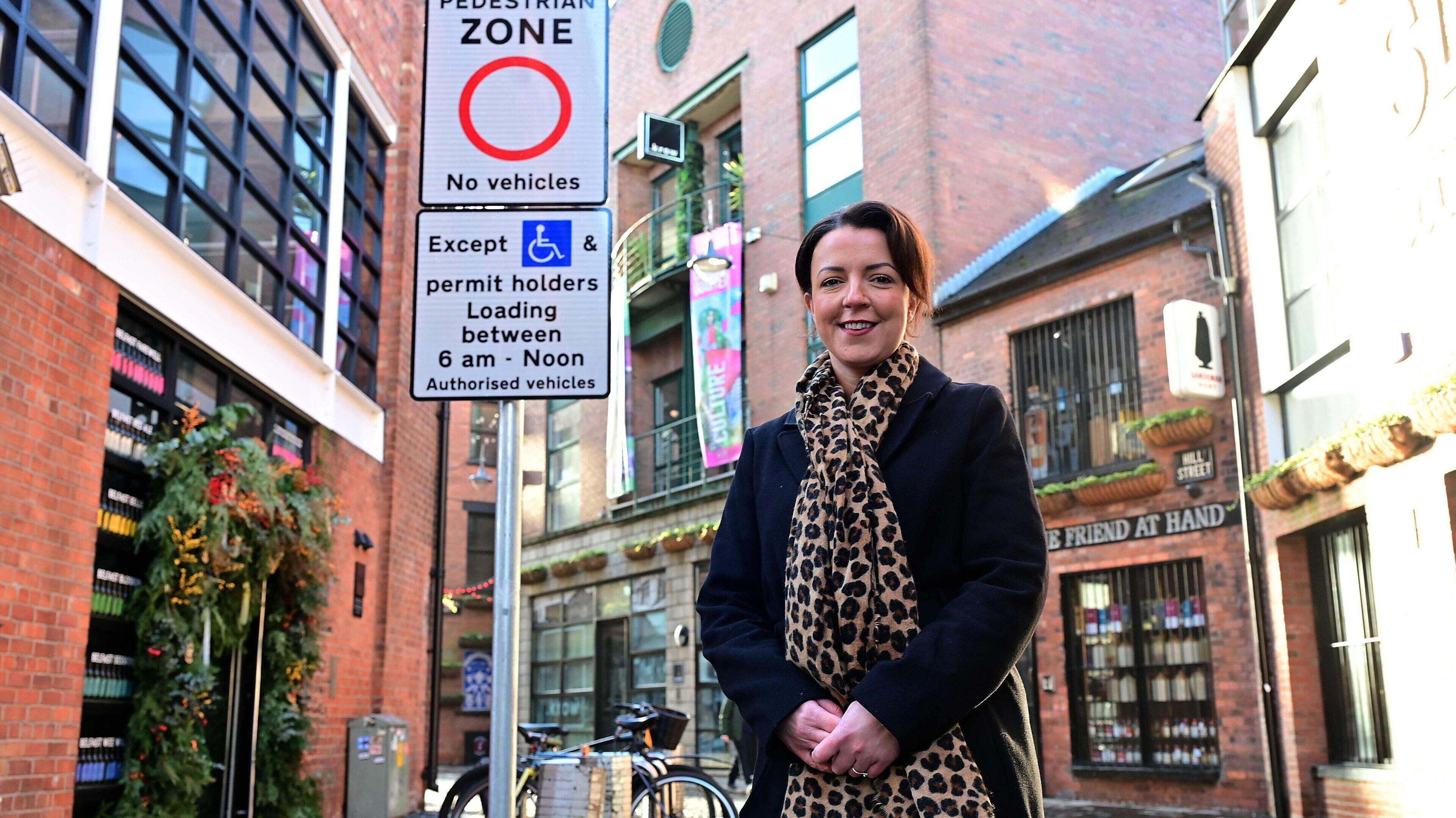 Pedestrianisation of Belfast’s Hill Street to be extended for further six months