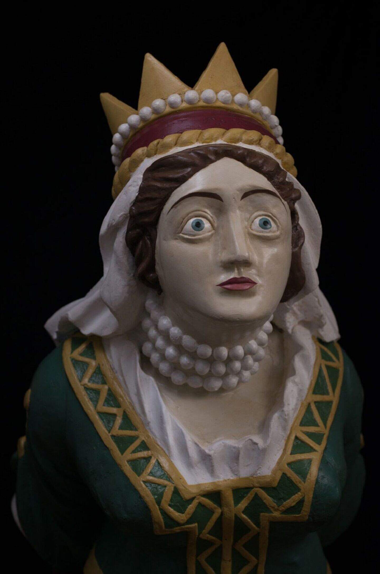 Giant warship figureheads restored following years of decay | Belfast ...