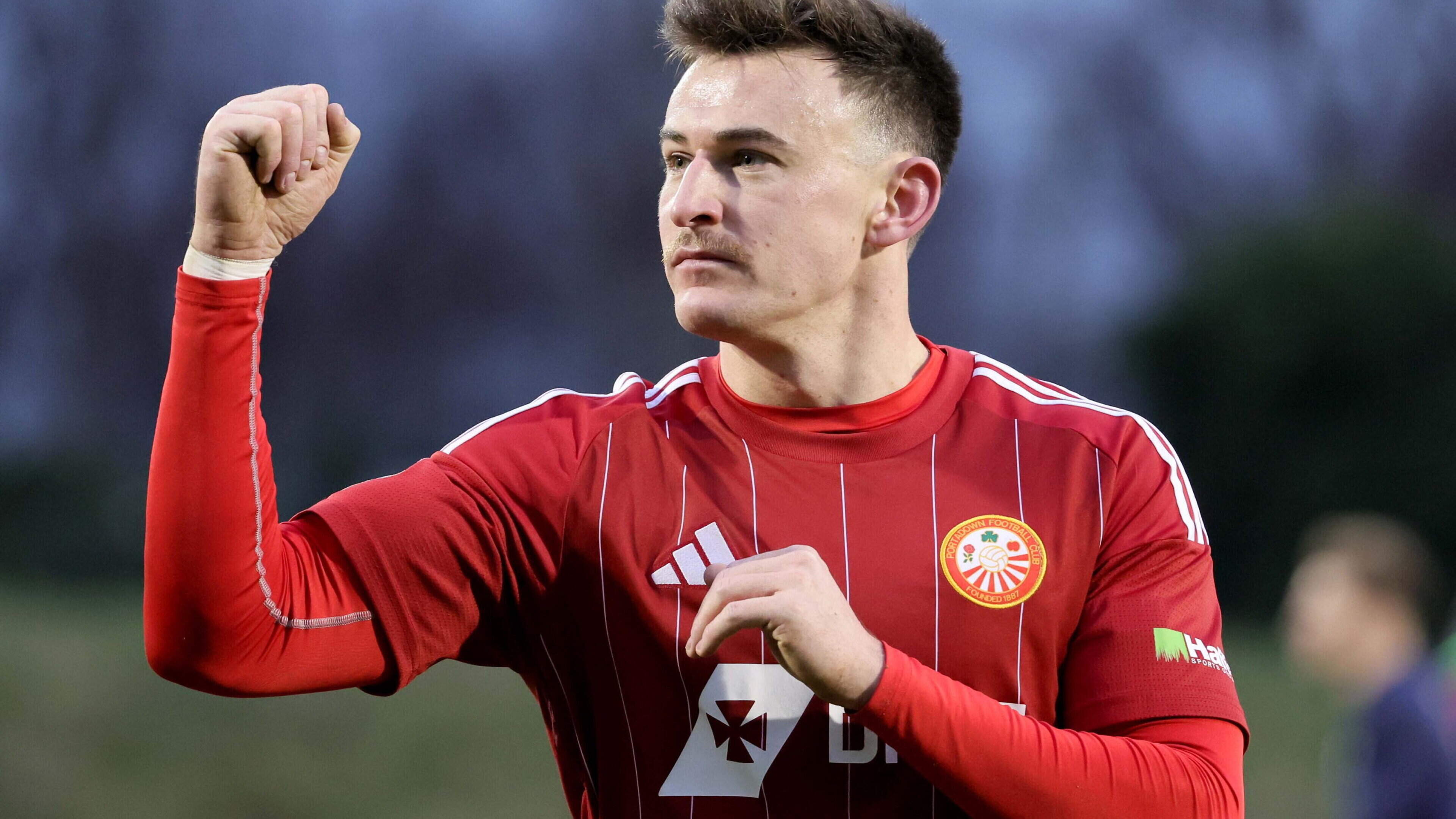 David Jeffrey watches on as Portadown end their campaign on a high note with victory over Bangor