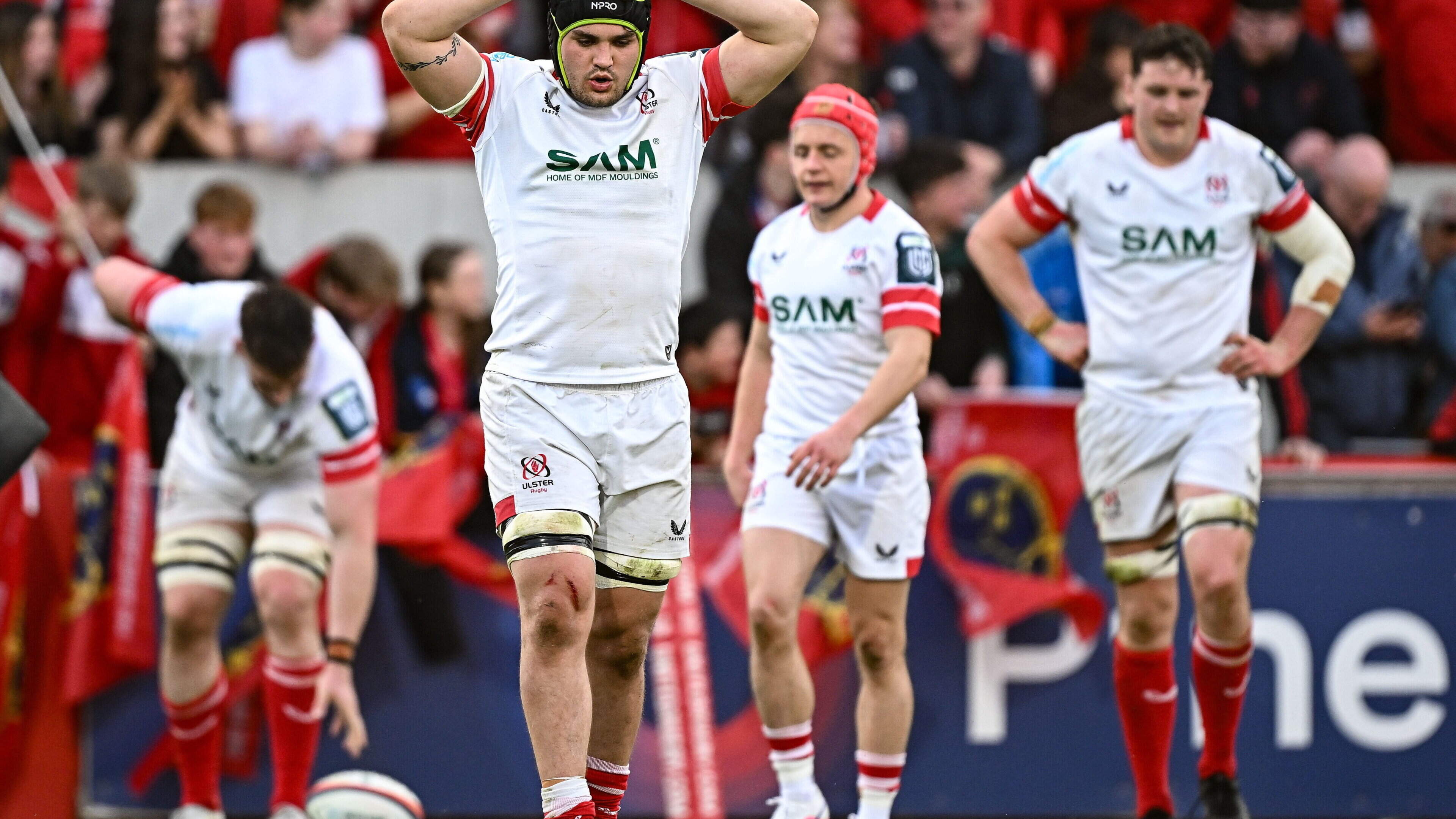 Ulster’s young guns fade after interval as Munster run in seven tries in Cork clash