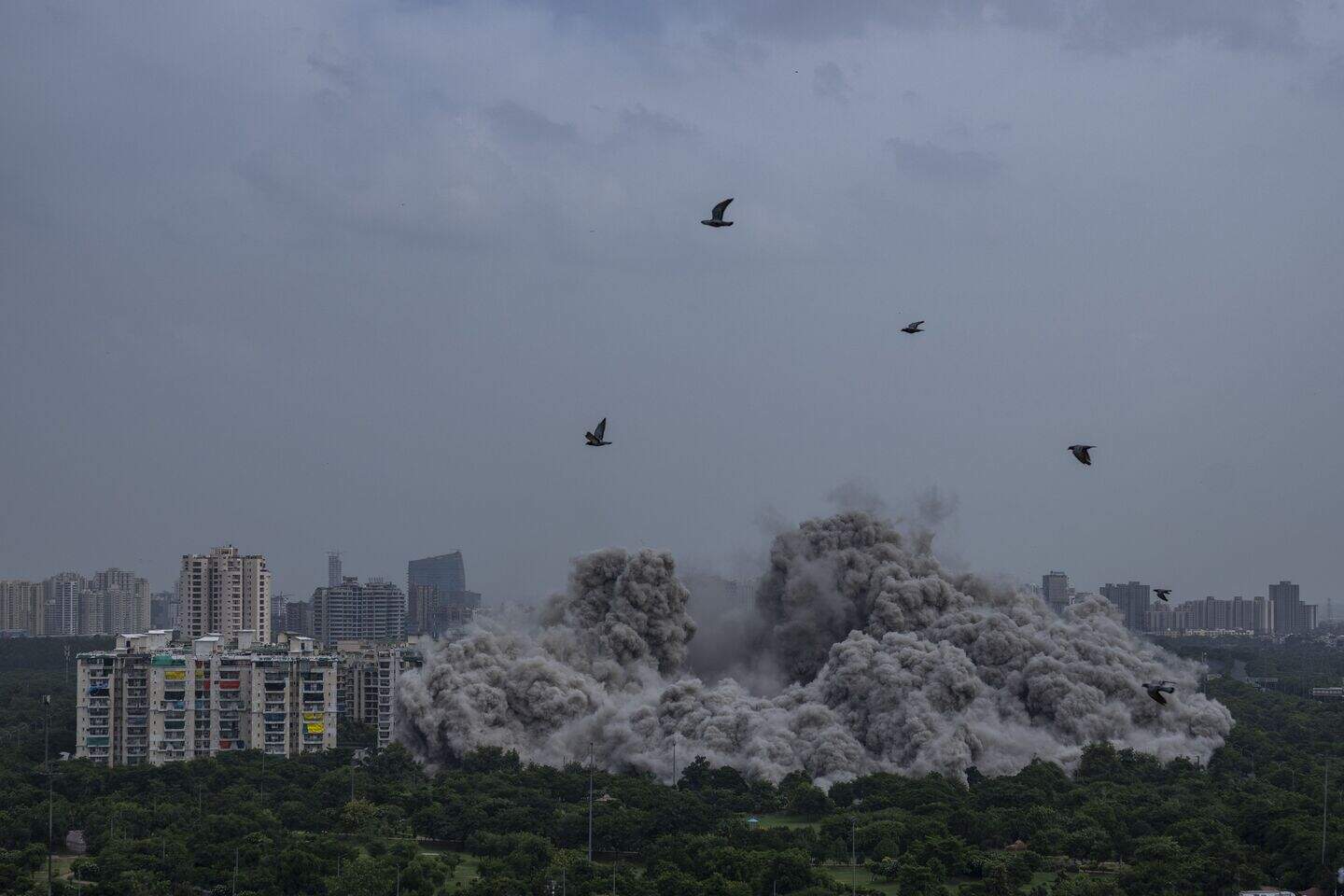 Two high-rise blocks in India demolished for violating building laws ...