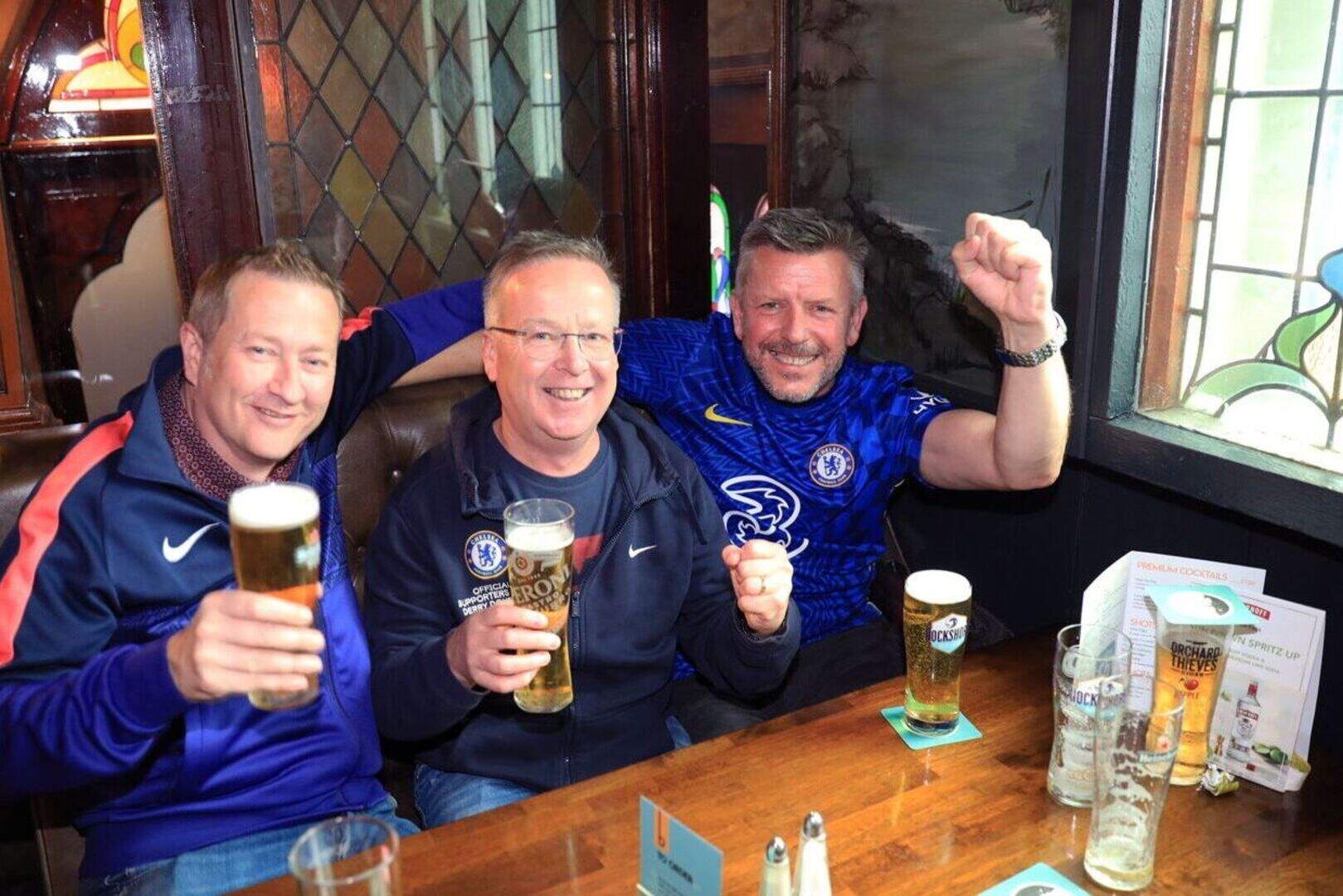 Photo gallery: Fans in high spirits ahead of Belfast Uefa Super Cup ...