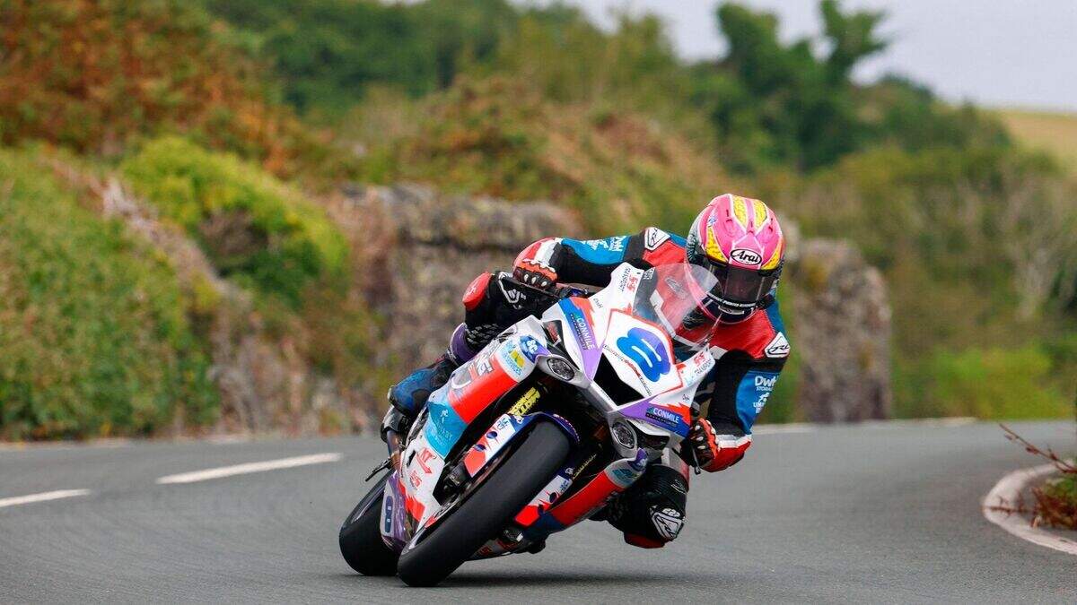 Manx Grand Prix: Michael Gahan dejected after running out of fuel ...