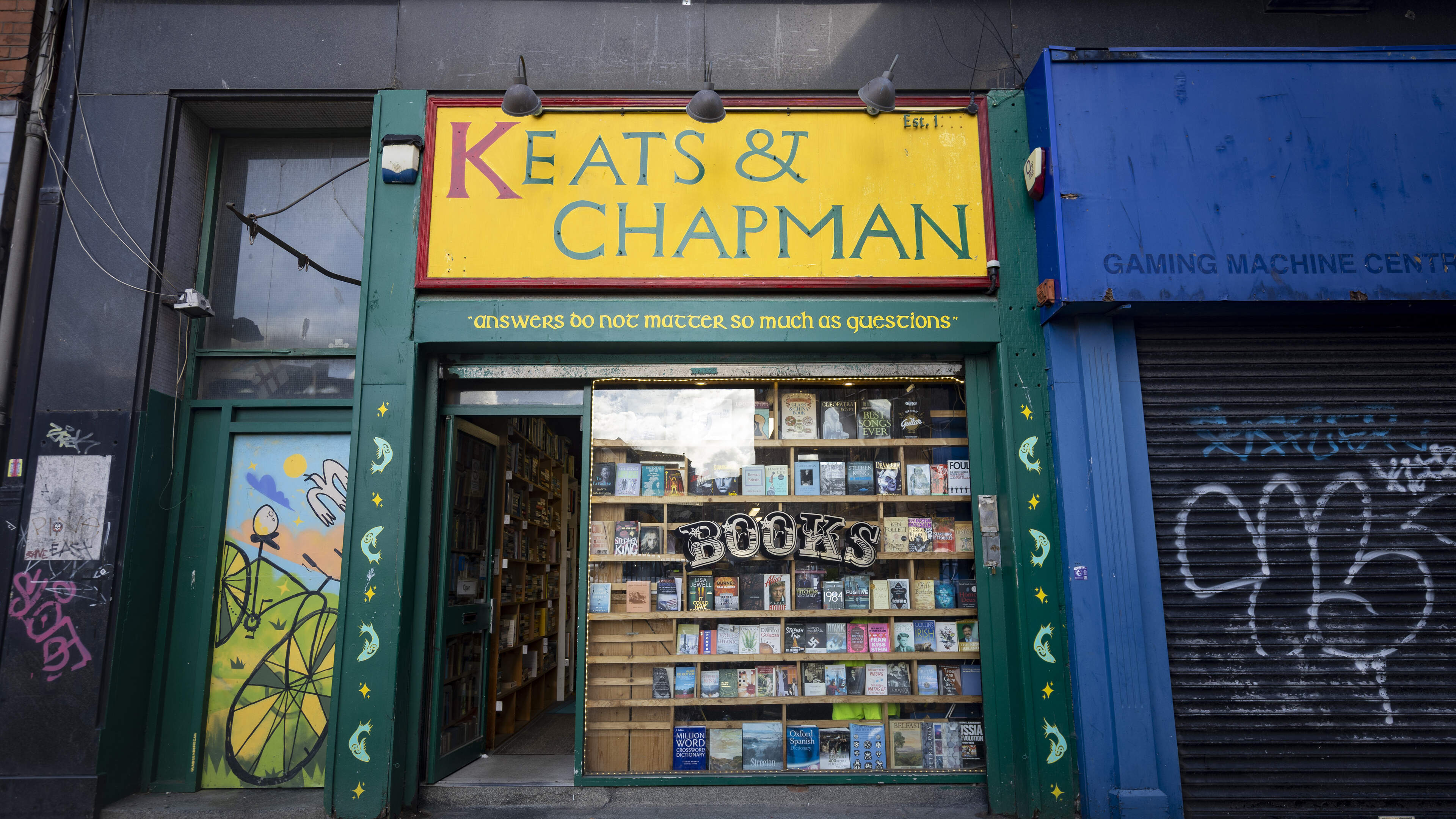 Belfast bookshop Keats & Chapman launches rescue appeal after 22 years