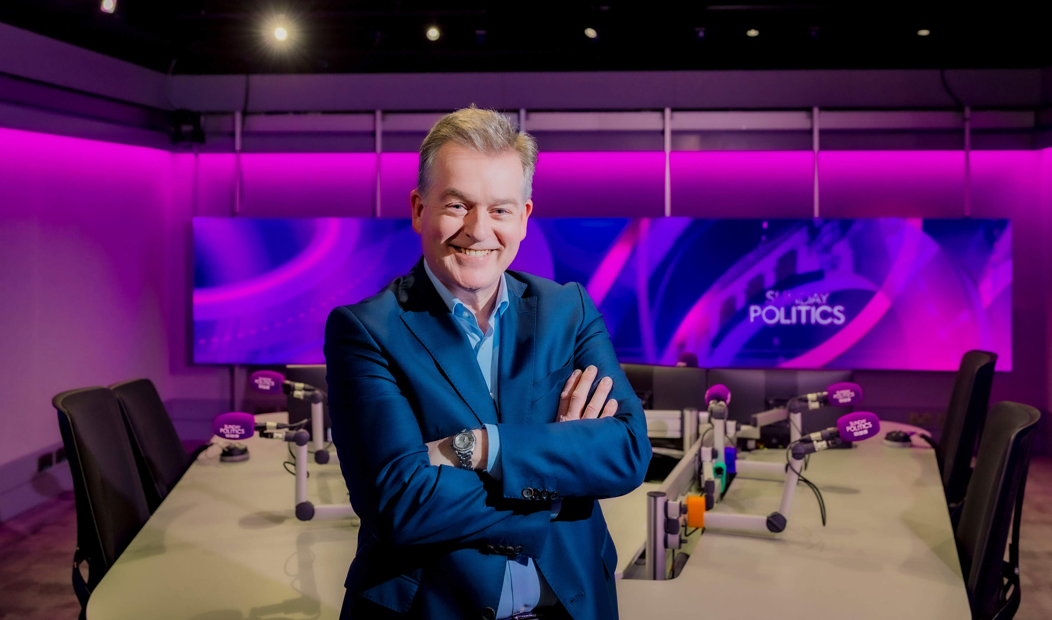 ‘It was time for a refresh’: A sneak preview of big, bright, bold BBC NI studio where MLAs and MPs will be held to account