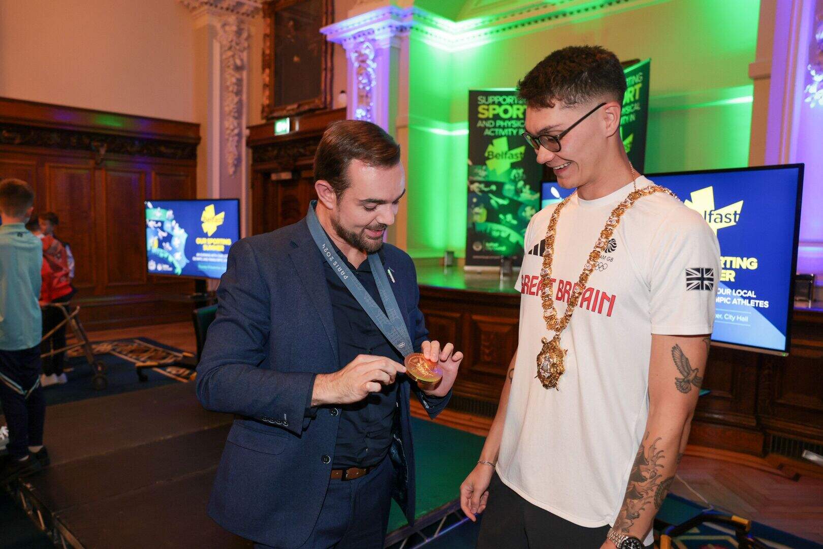 Belfast Olympic and Paralympic achievements celebrated at City Hall ...