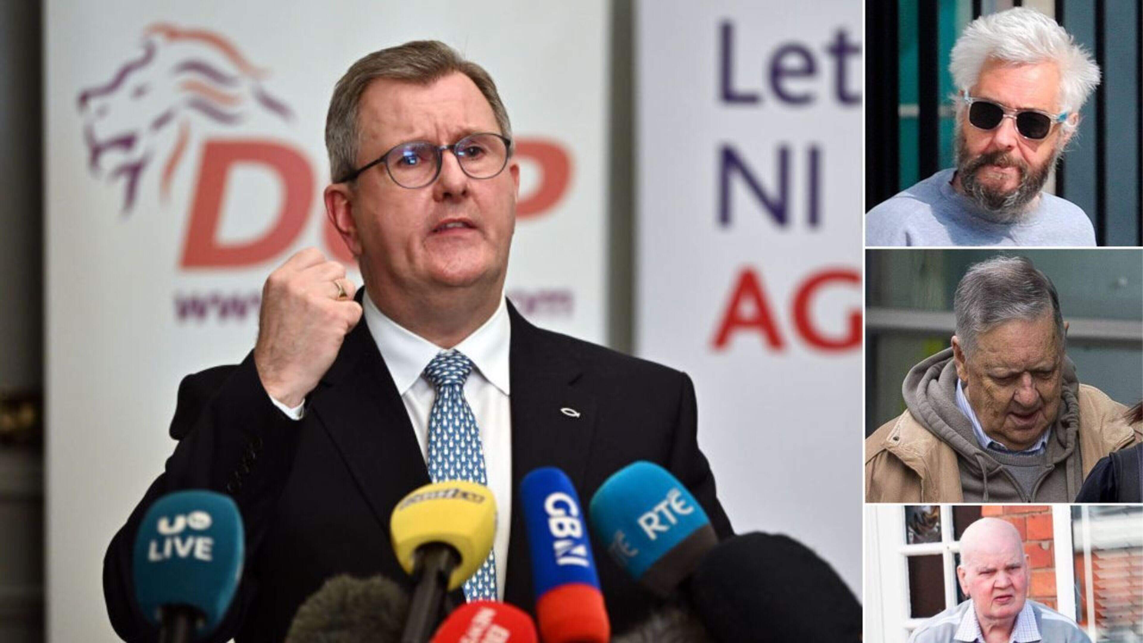 Former DUP leader Jeffrey Donaldson held in prison amid appeal of child abuse convictions