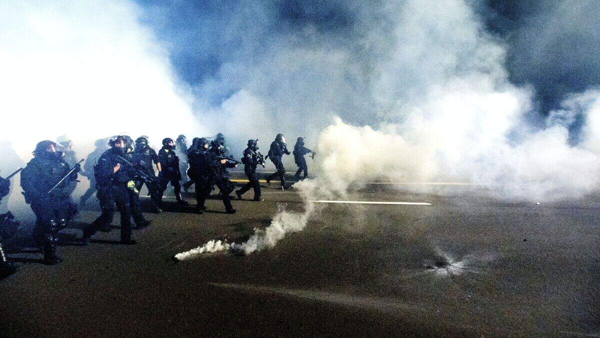 Mayor of Portland bans police from using tear gas after three months of ...
