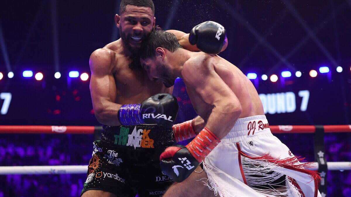 Belfast’s Caoimhin Agyarko defeated by champion Josh Kelly in world title fight: ‘I’m just heartbroken’