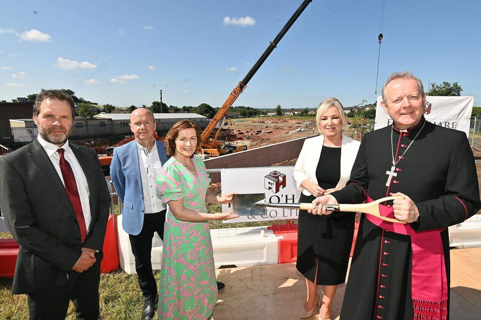 Michelle O’Neill sees construction begin on £35m Cookstown school ...