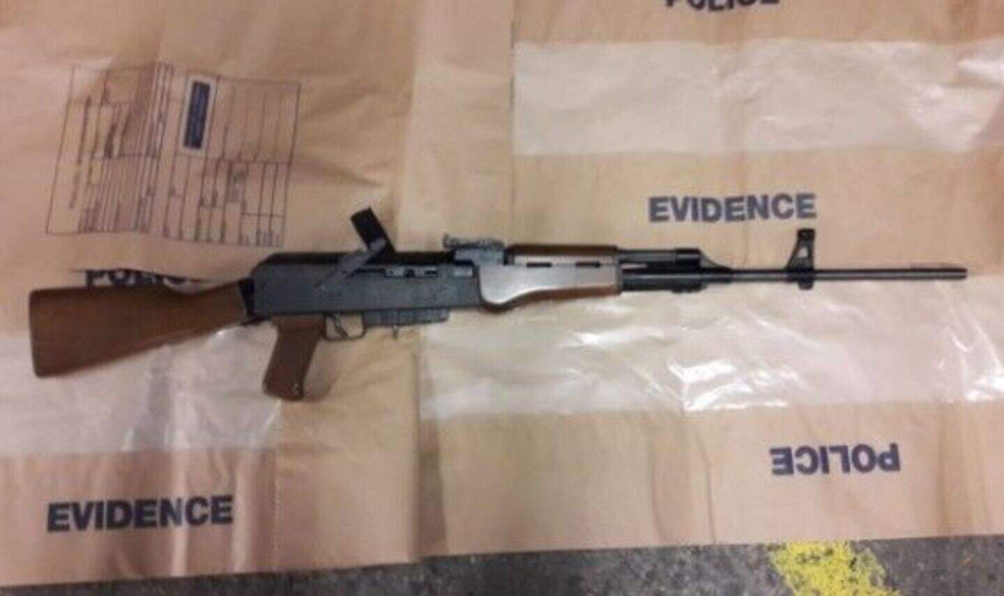 Pensioner among two arrested after assault rifle seized from vehicle ...