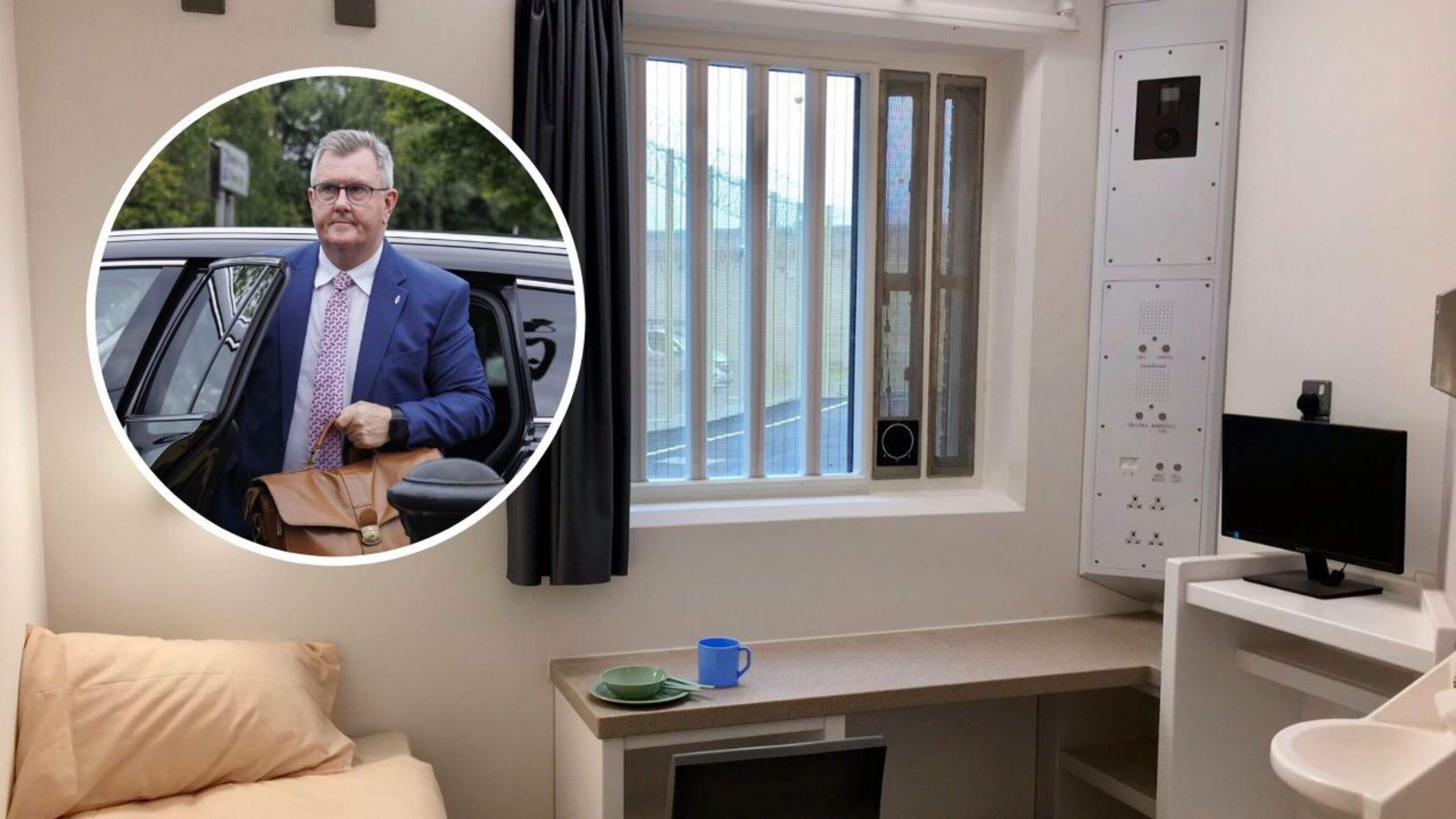 Jeffrey Donaldson reads Bible in prison as inmates heckle him