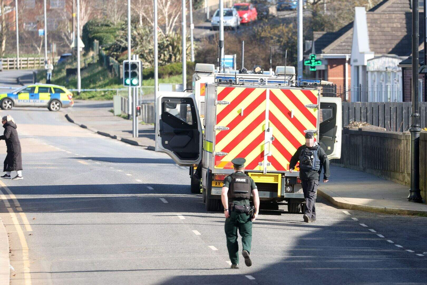 Comber: People allowed to return to Newtownards Road after security ...