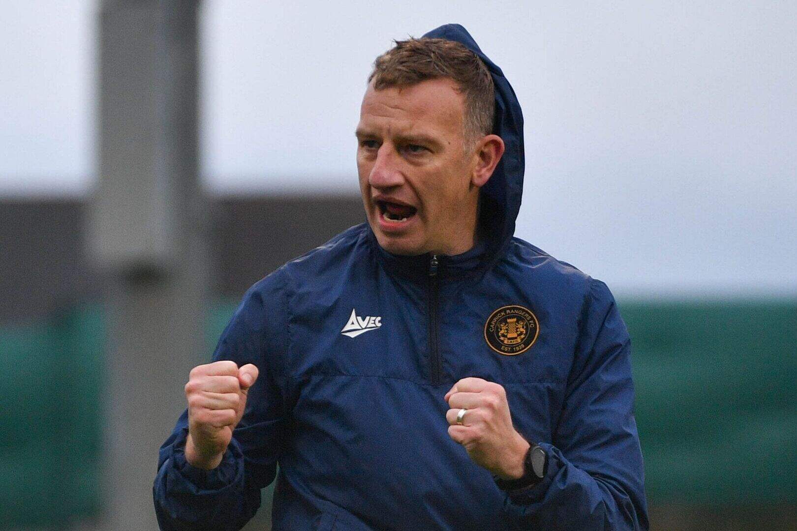 Emotional Stuart King overcome after leading Carrick Rangers into ...