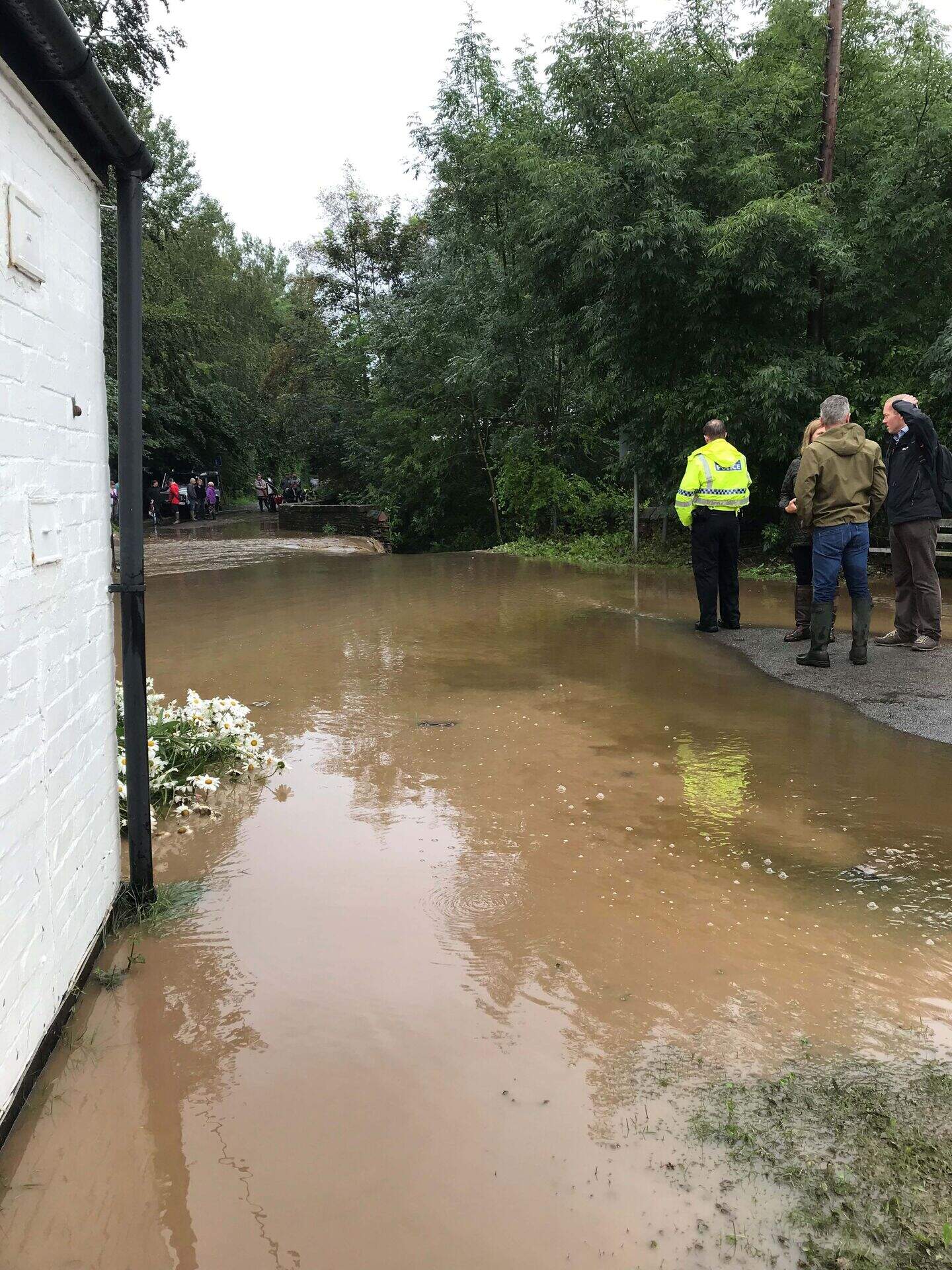 Clean-up begins after flash floods hit Cheshire town | Belfast Telegraph