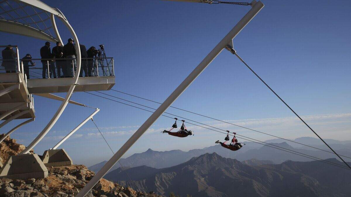 United Arab Emirates opens world’s longest zipline | Belfast Telegraph