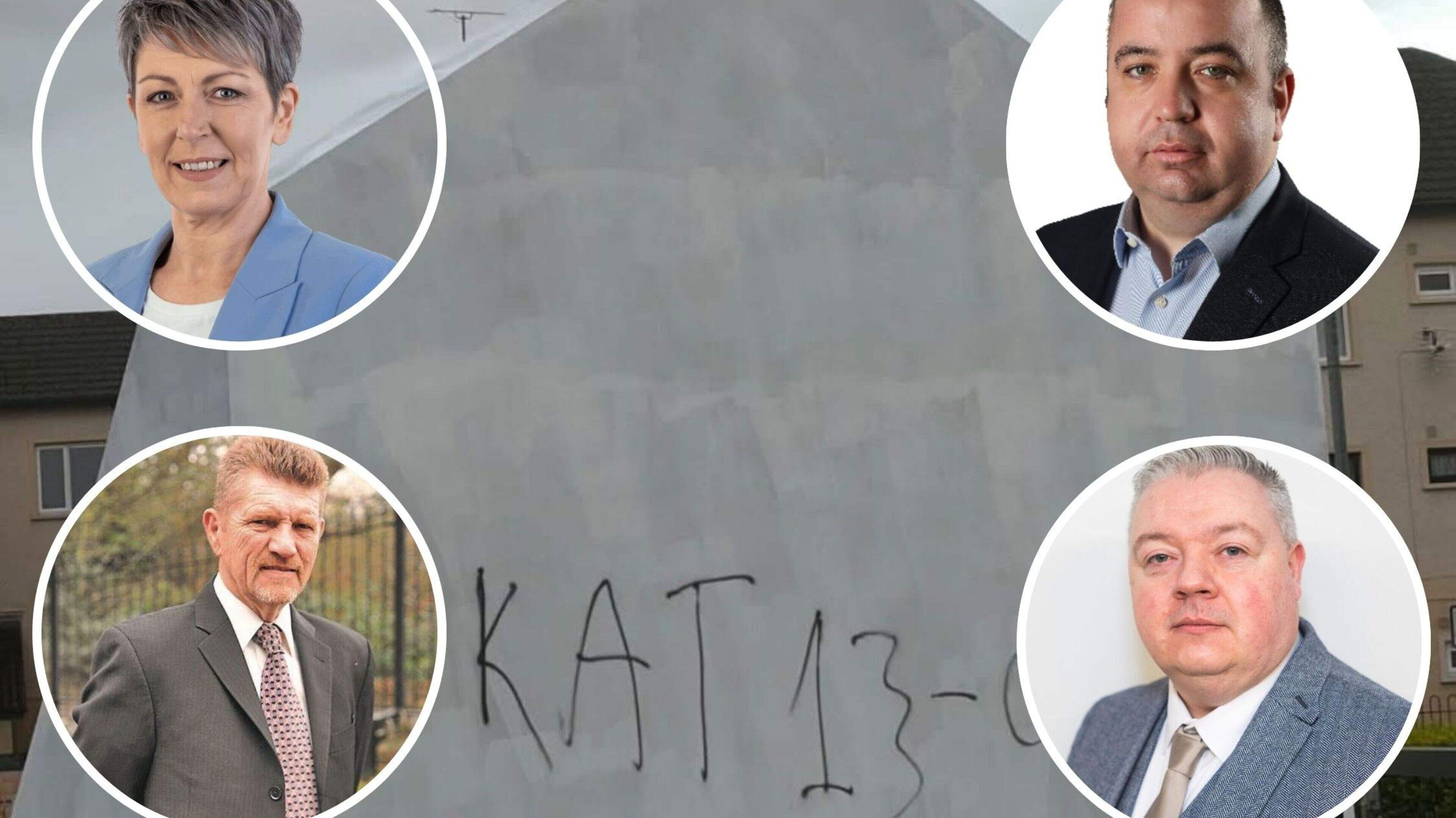 Defacement of street signs and landmarks labelled as ‘tit-for-tat vandalism’